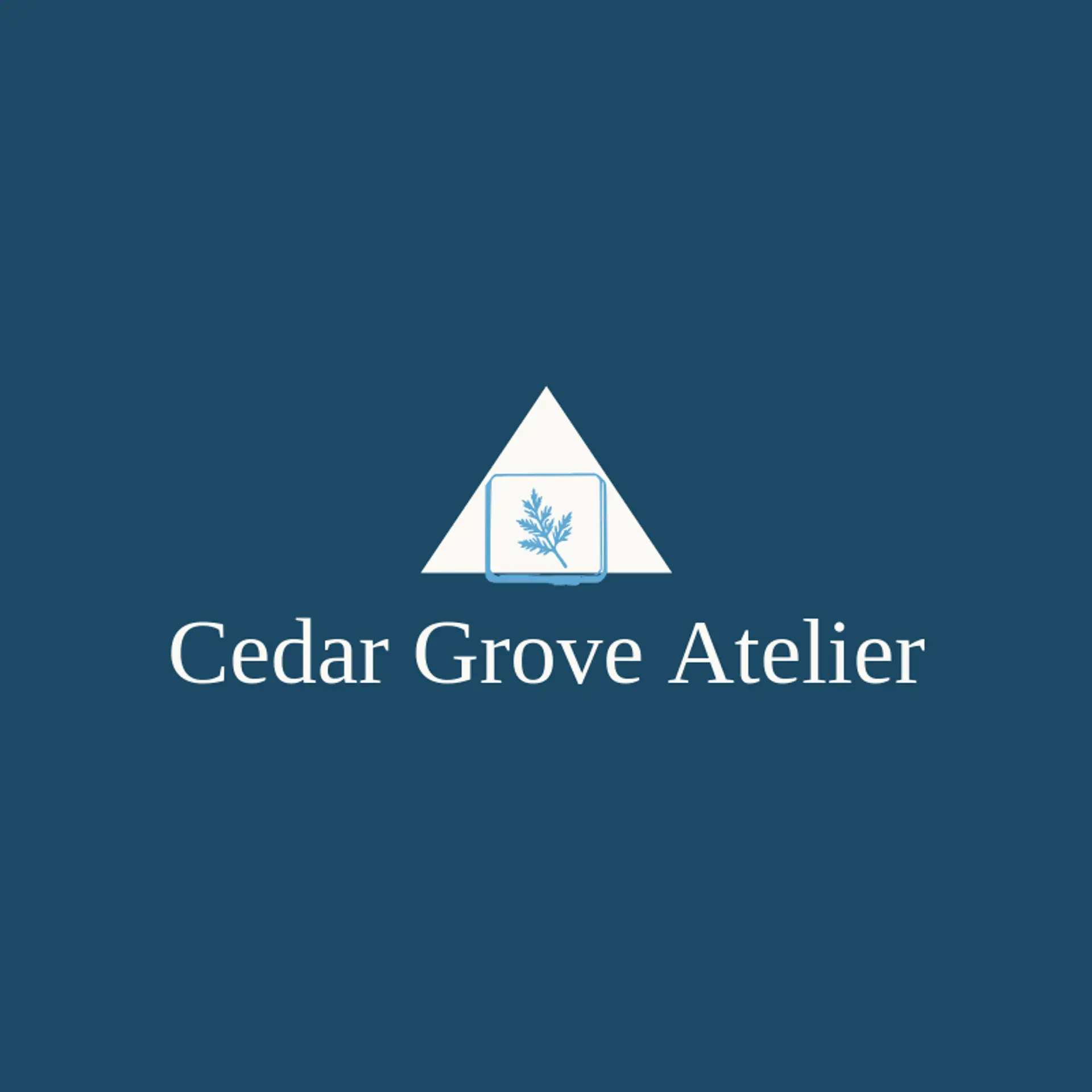 Cedar Grove Atelier logo for canvas