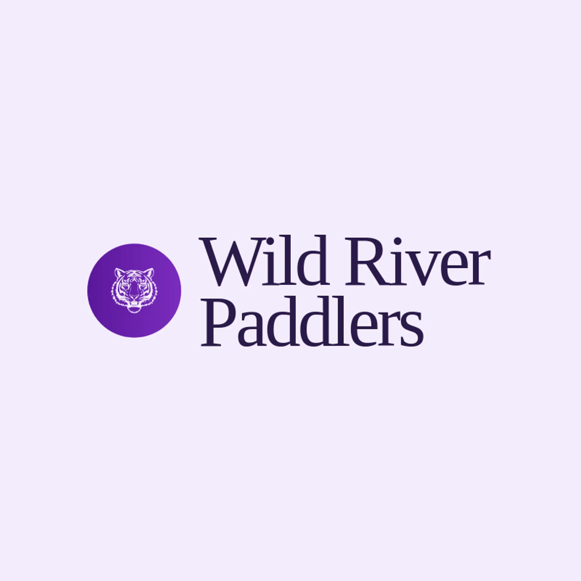 Wild River Paddlers logo for wild