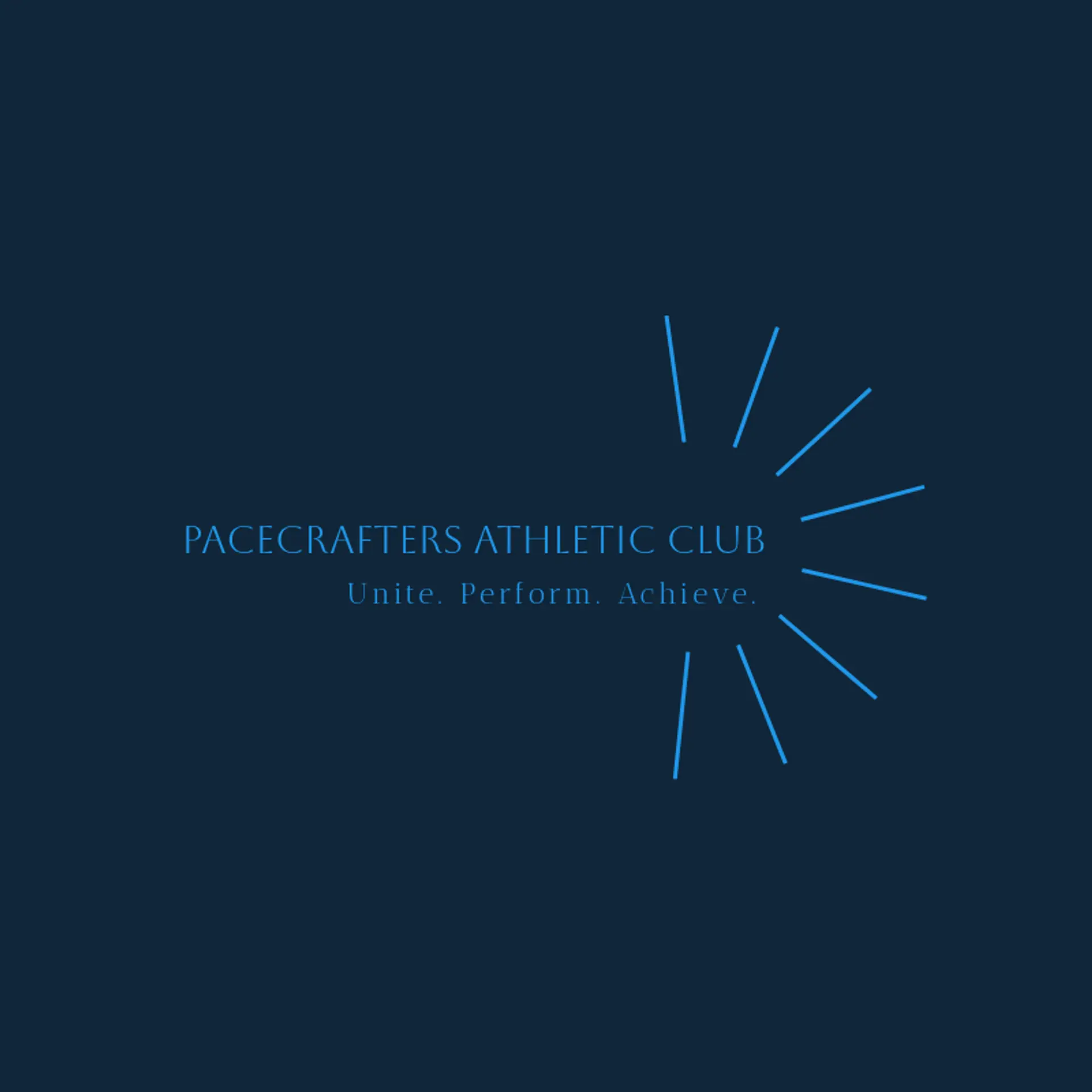 PaceCrafters Athletic Club logo for sports club