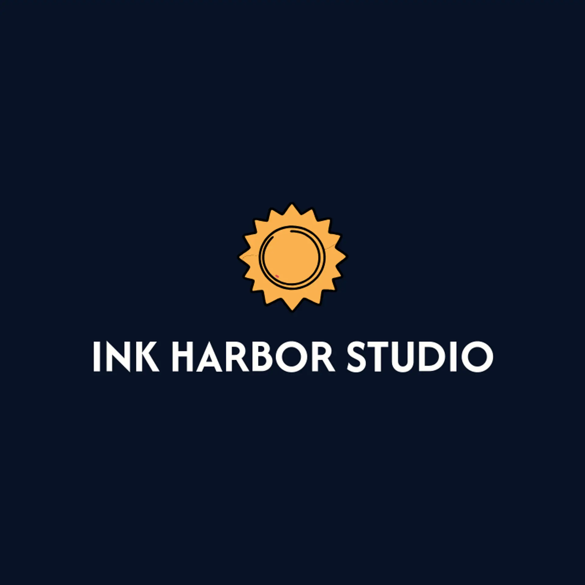 Ink Harbor Studio logo for stamp