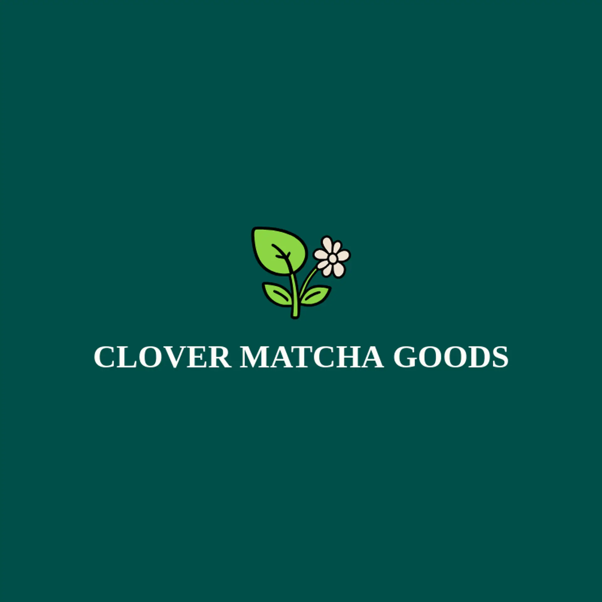 Clover Matcha Goods logo for matcha