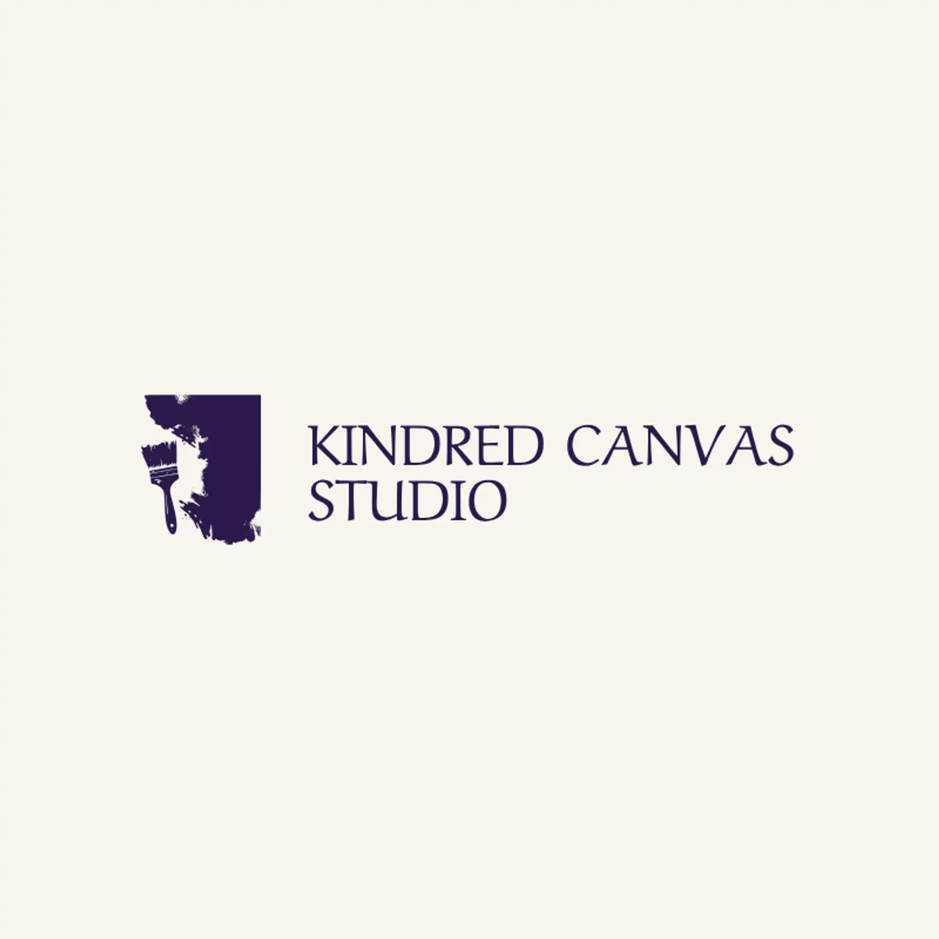 Kindred Canvas Studio logo for mural