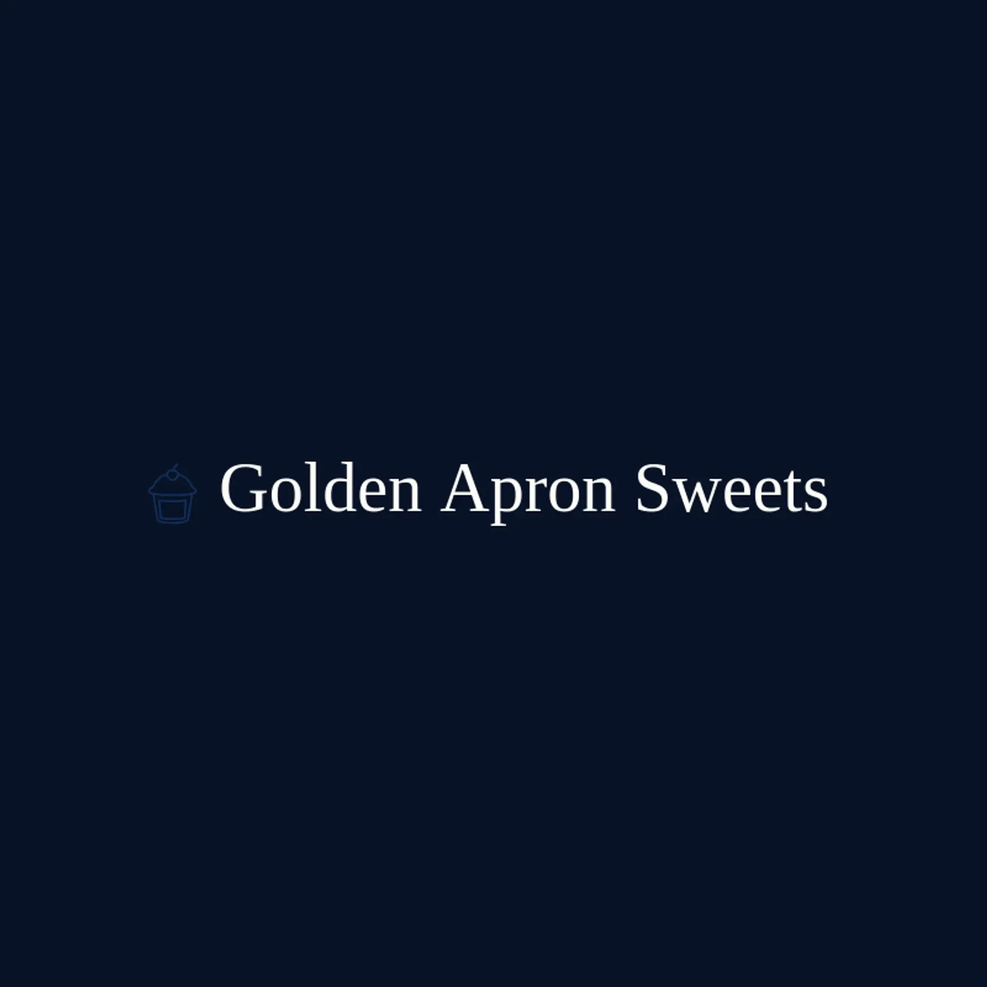 Golden Apron Sweets logo for sweets