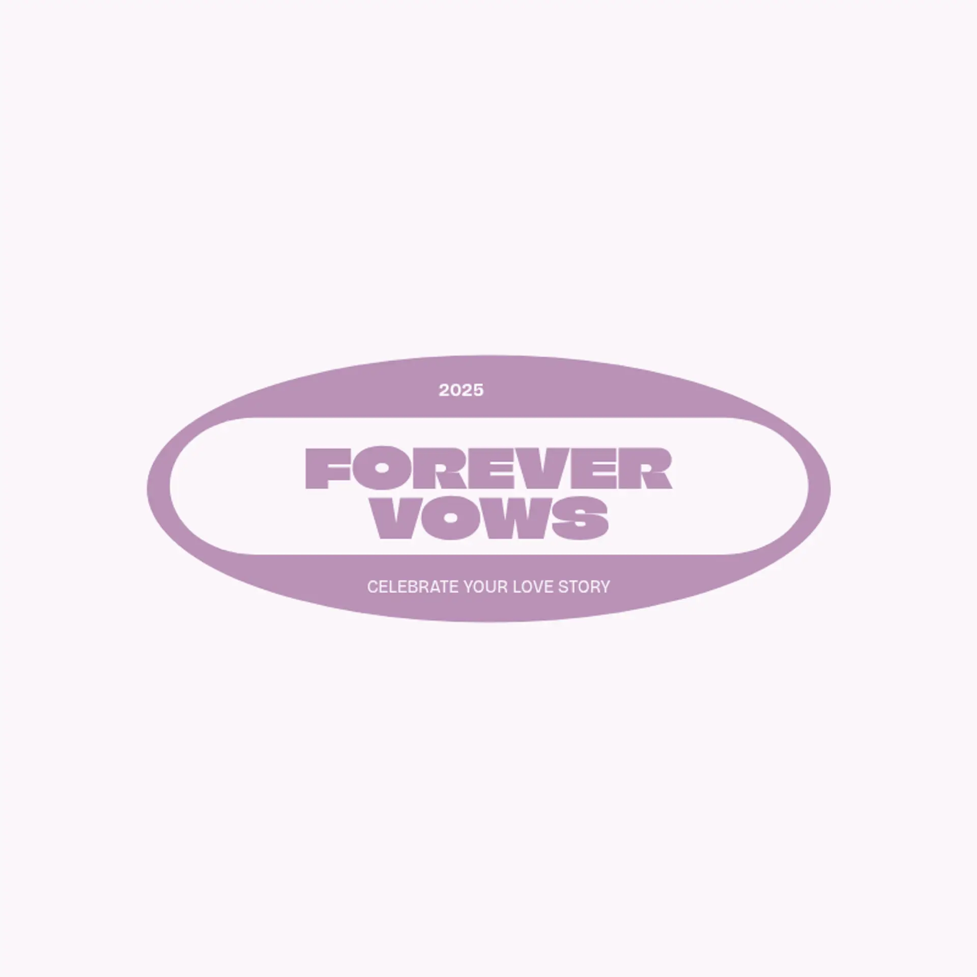 Everlasting Vows logo for wedding