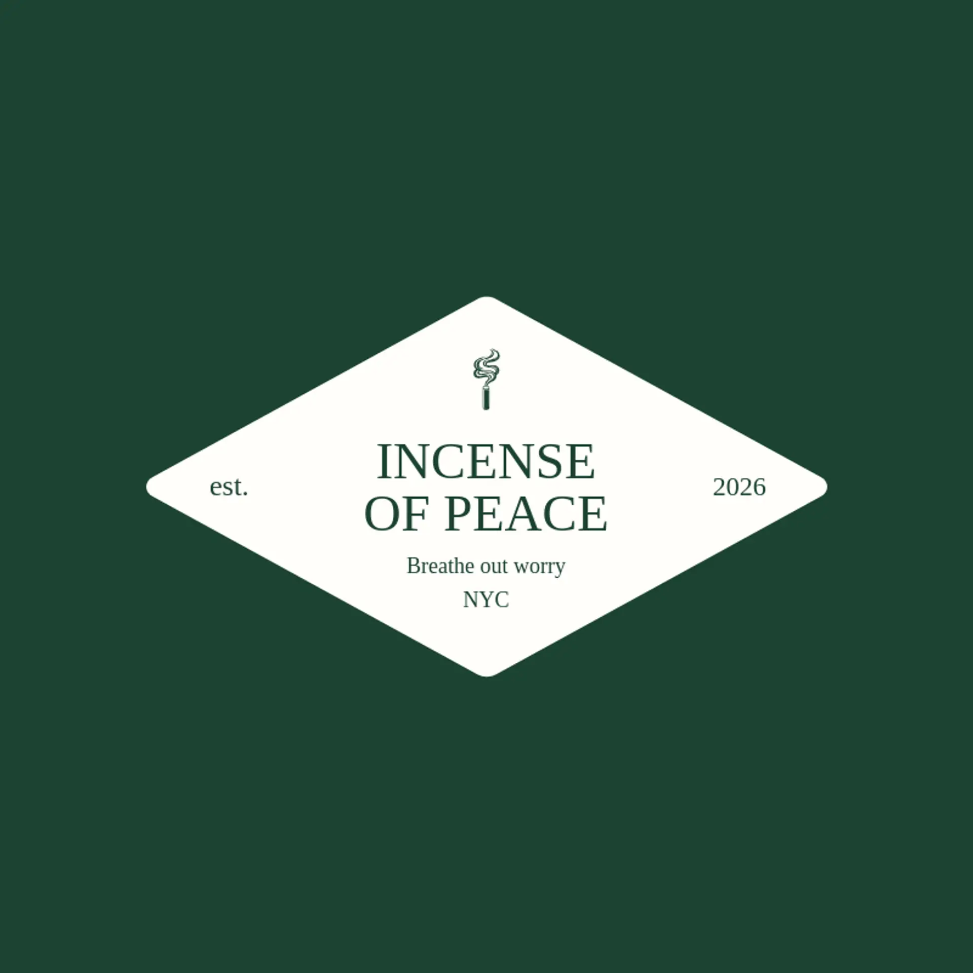 Incense of Peace logo for buddhism