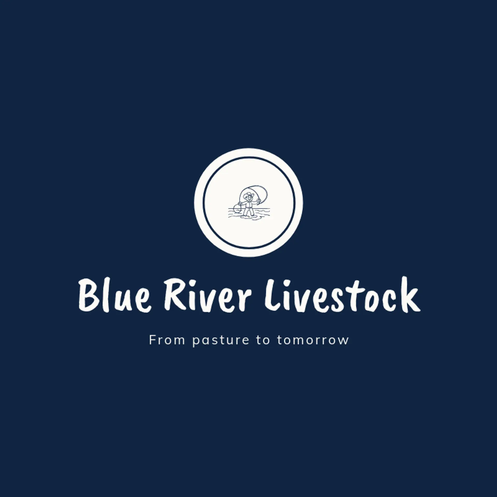 Blue River Livestock logo for ranch