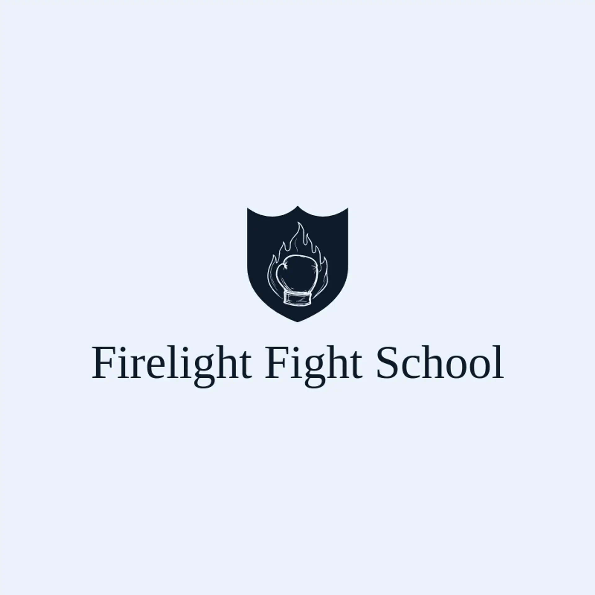 Firelight Fight School logo for fight