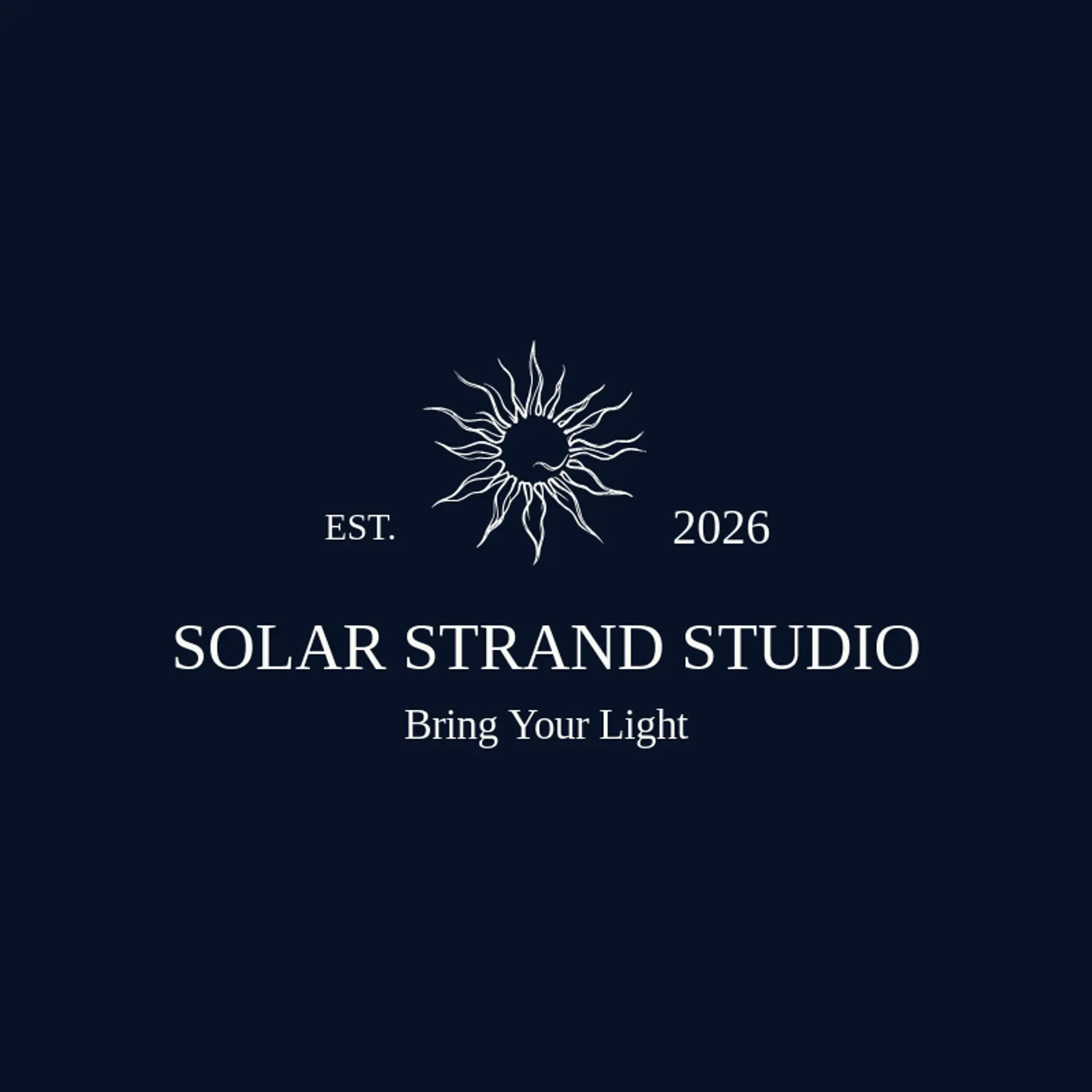 Solar Strand Studio logo for hair