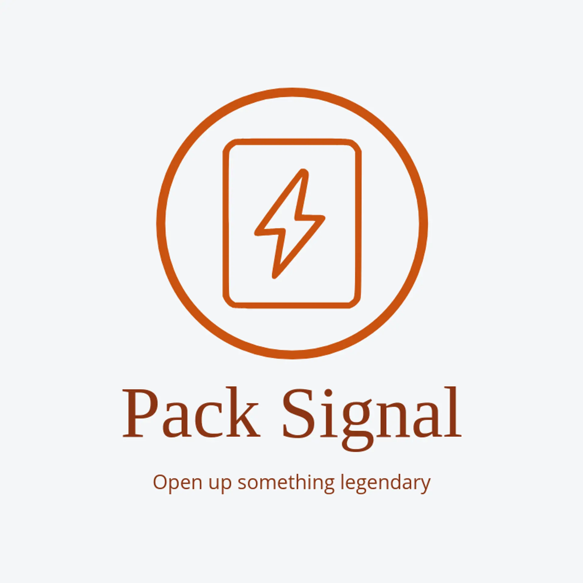 Pack Signal logo for trading card