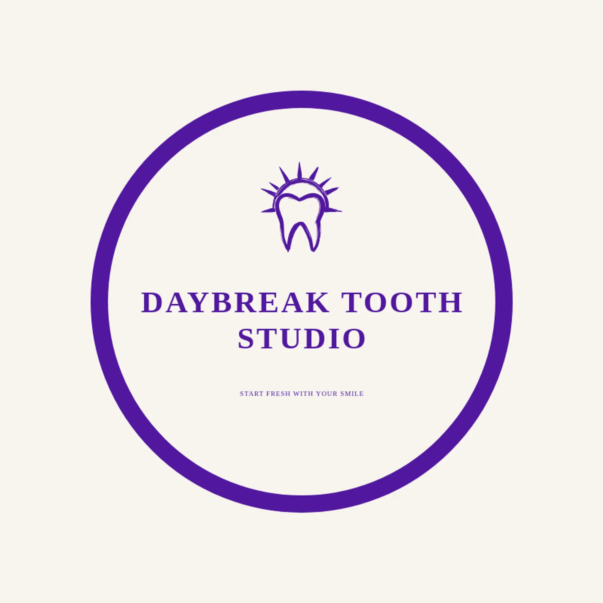 Daybreak Tooth Studio logo for dentistry