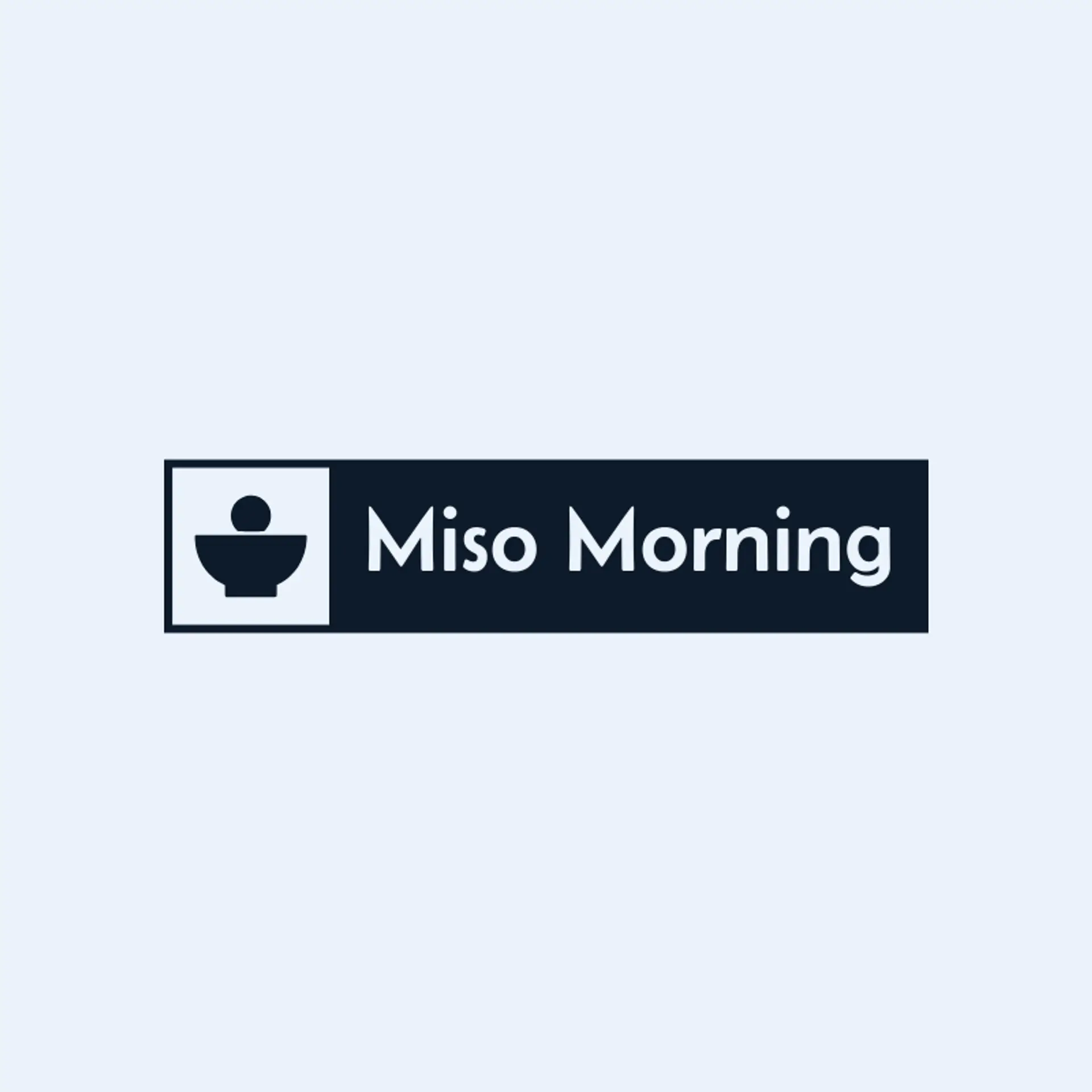 Miso Morning logo for japanese