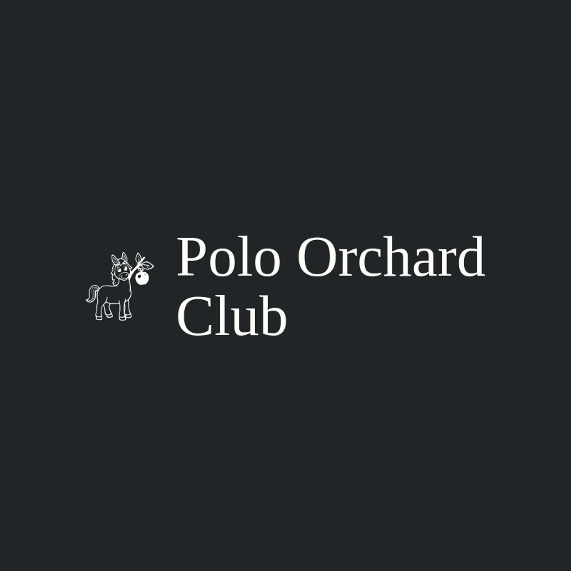 Polo Orchard Club logo for polo