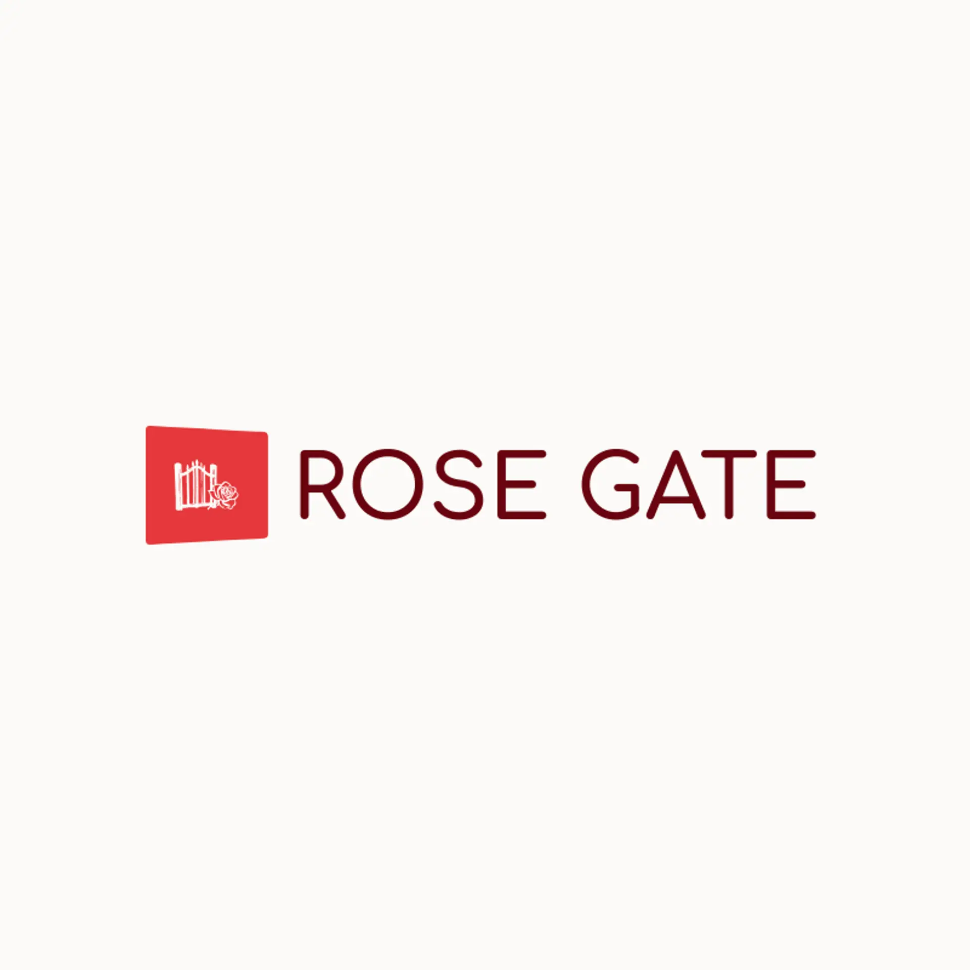 Rose Gate logo for rose