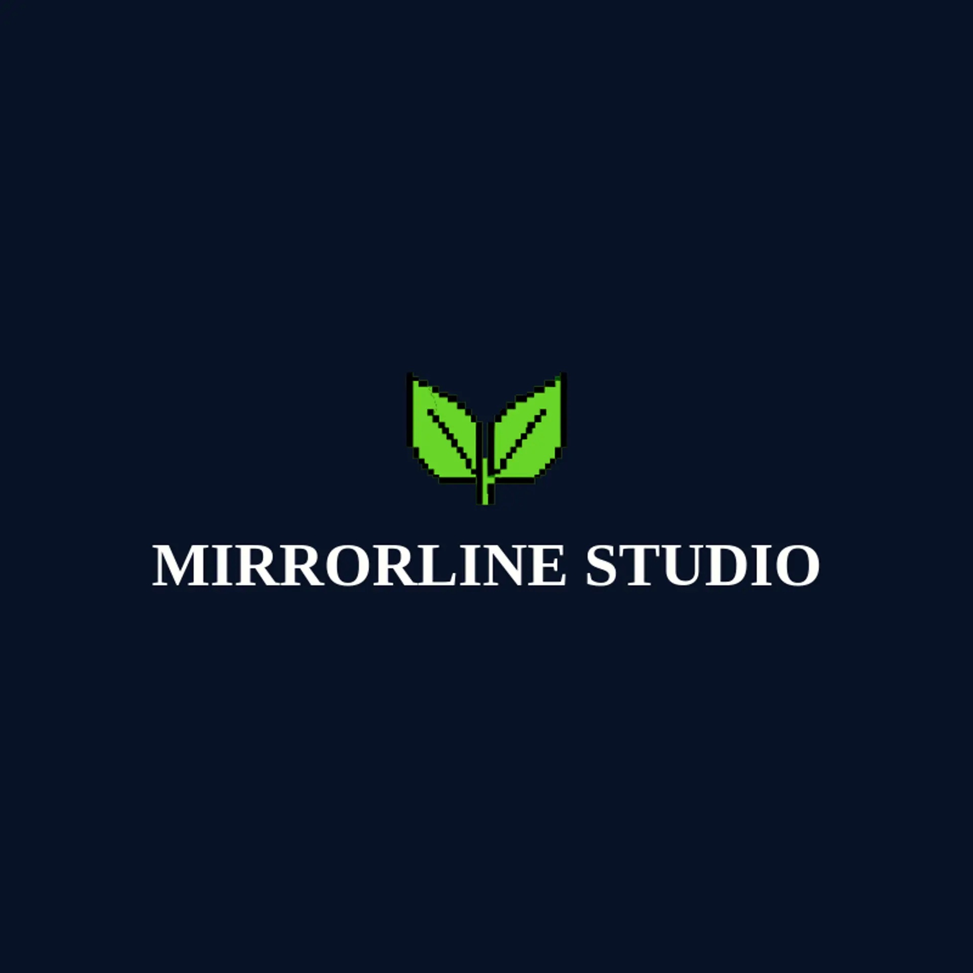 Mirrorline Studio logo for symmetry