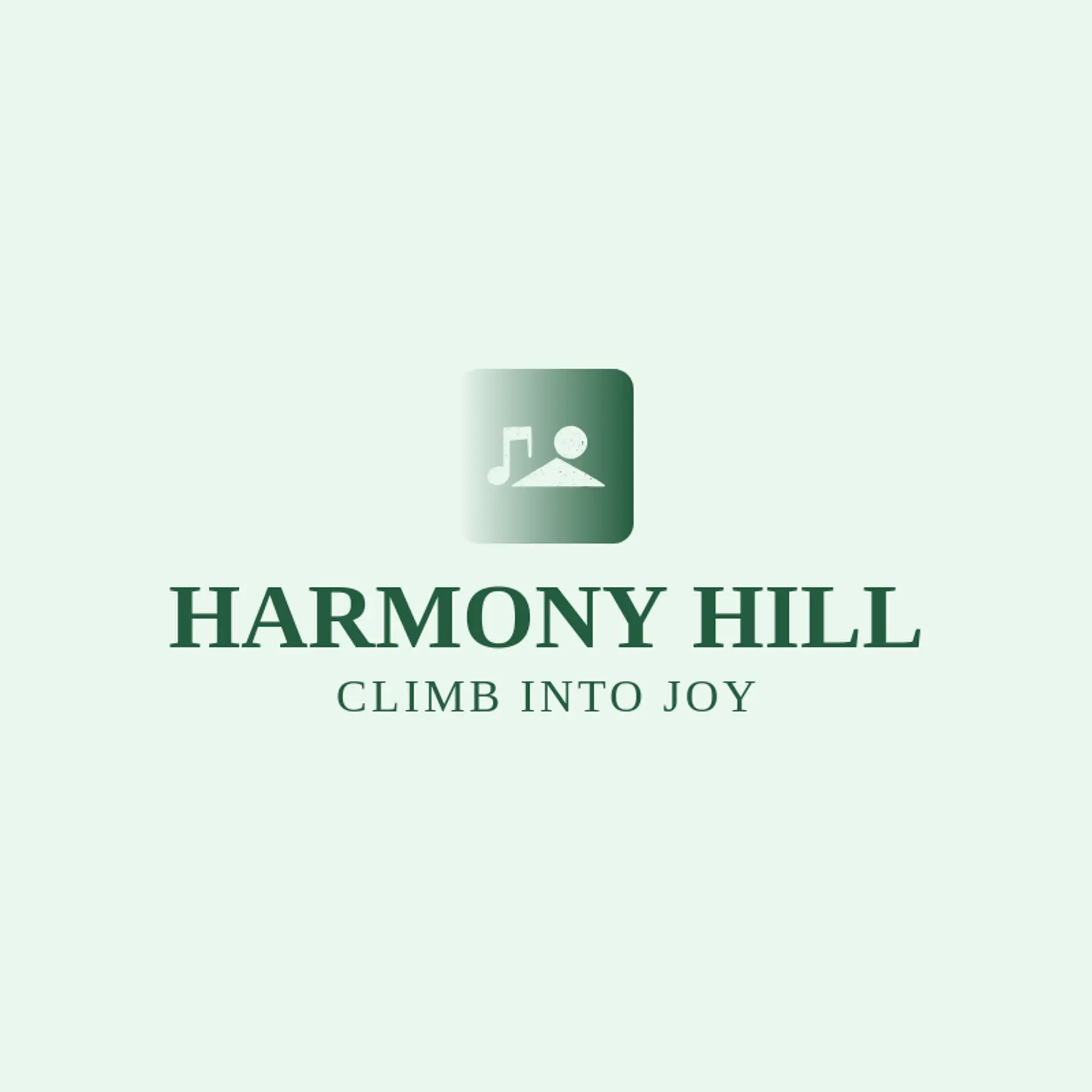 Harmony Hill logo for music note