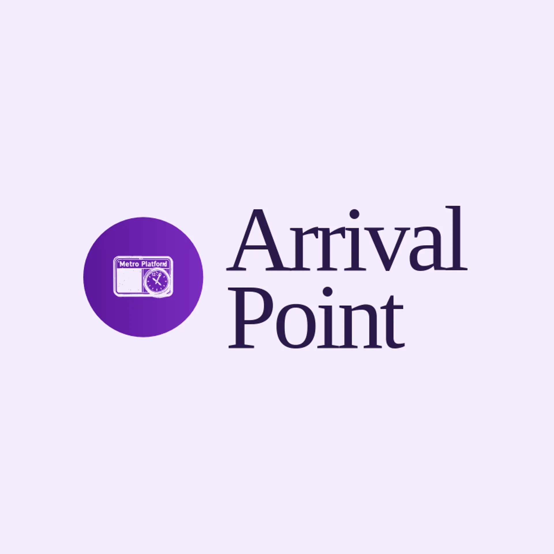Arrival Point logo for metro