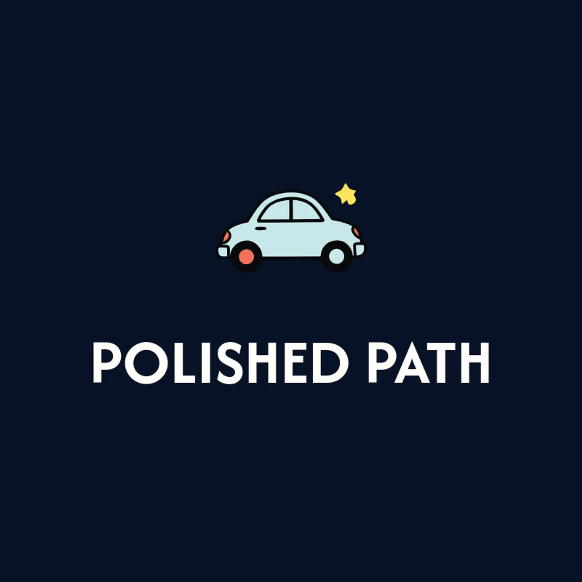 Polished Path logo for detailing
