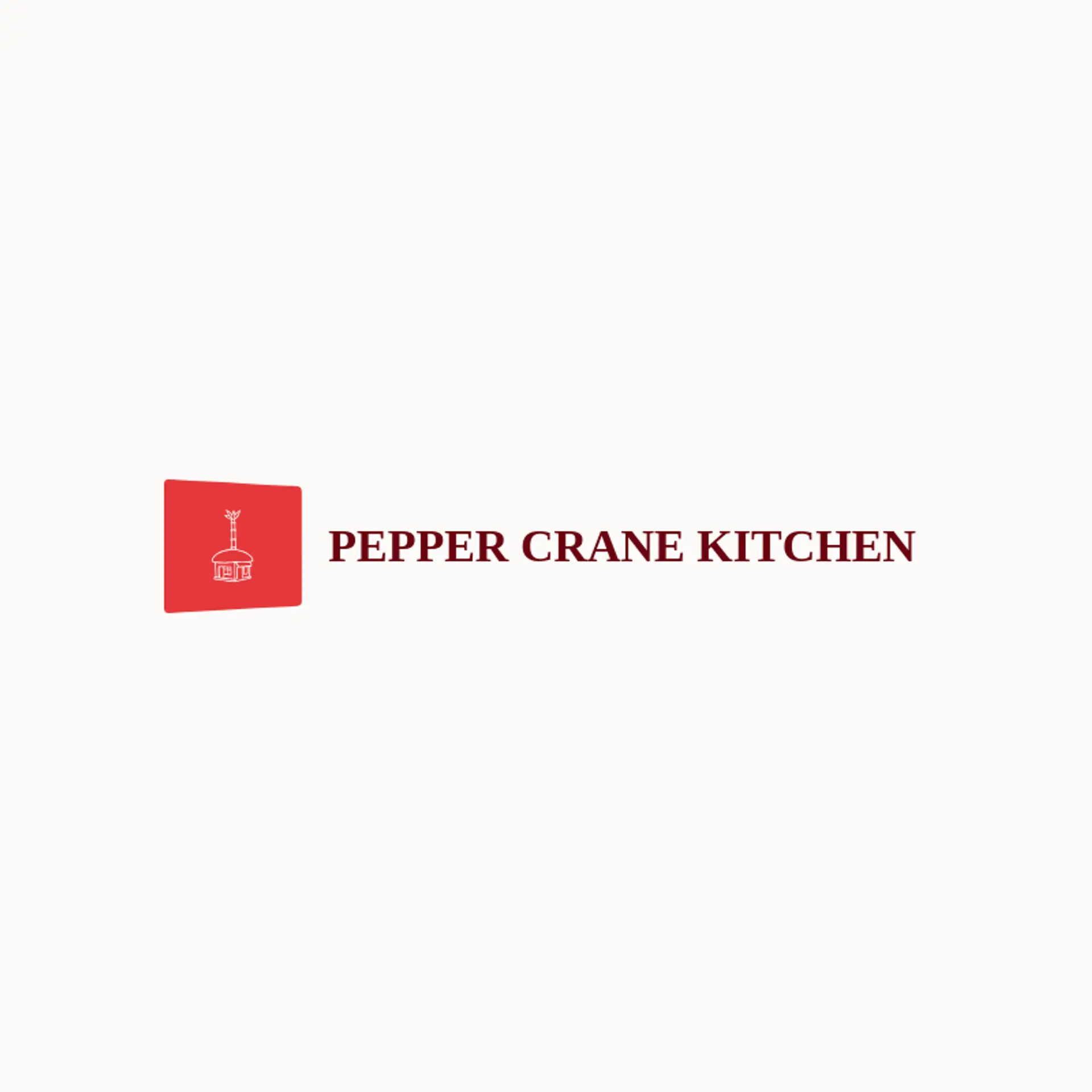 Pepper Crane Kitchen logo for chinese restaurant