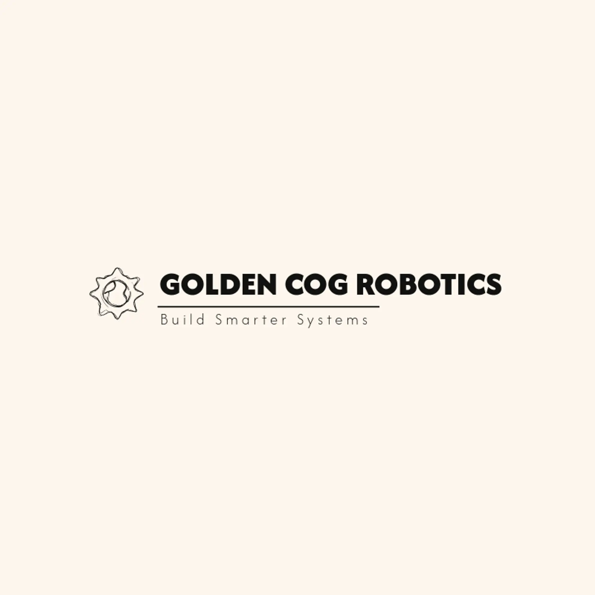 Golden Cog Robotics logo for robot