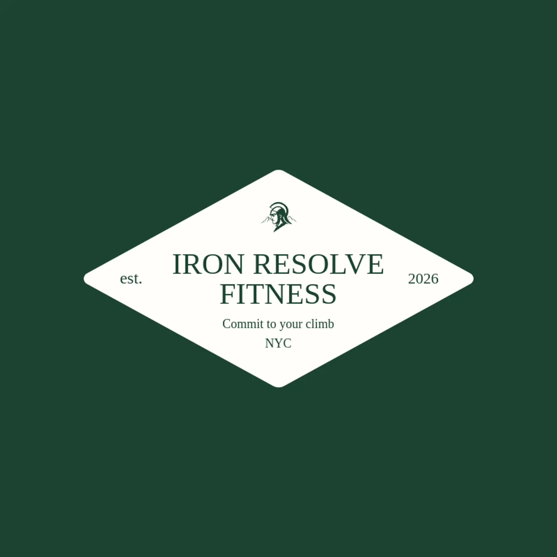 Iron Resolve Fitness logo for spartan