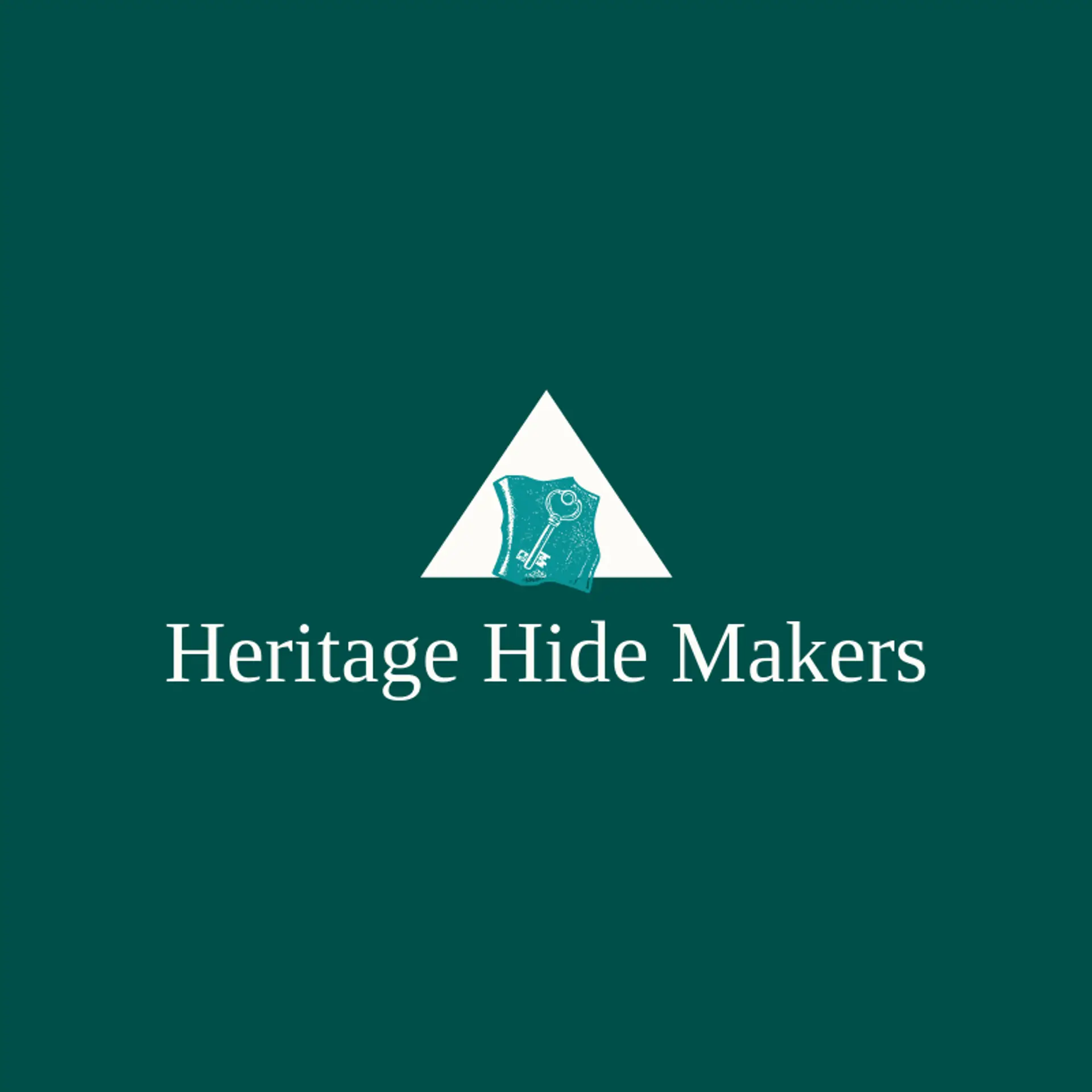 Heritage Hide Makers logo for leather