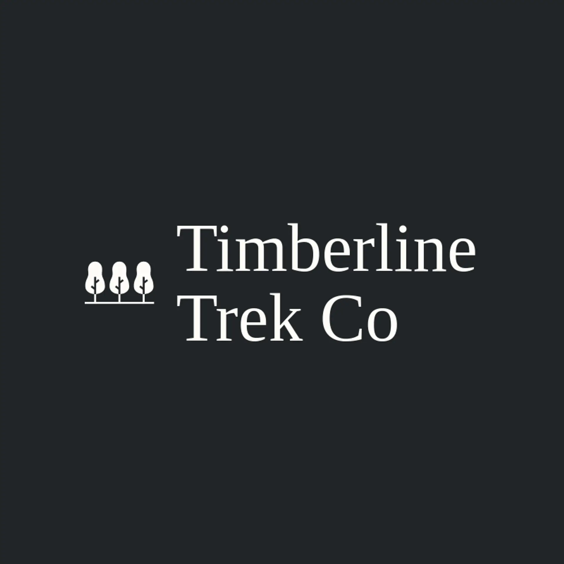 Timberline Trek Co logo for national park