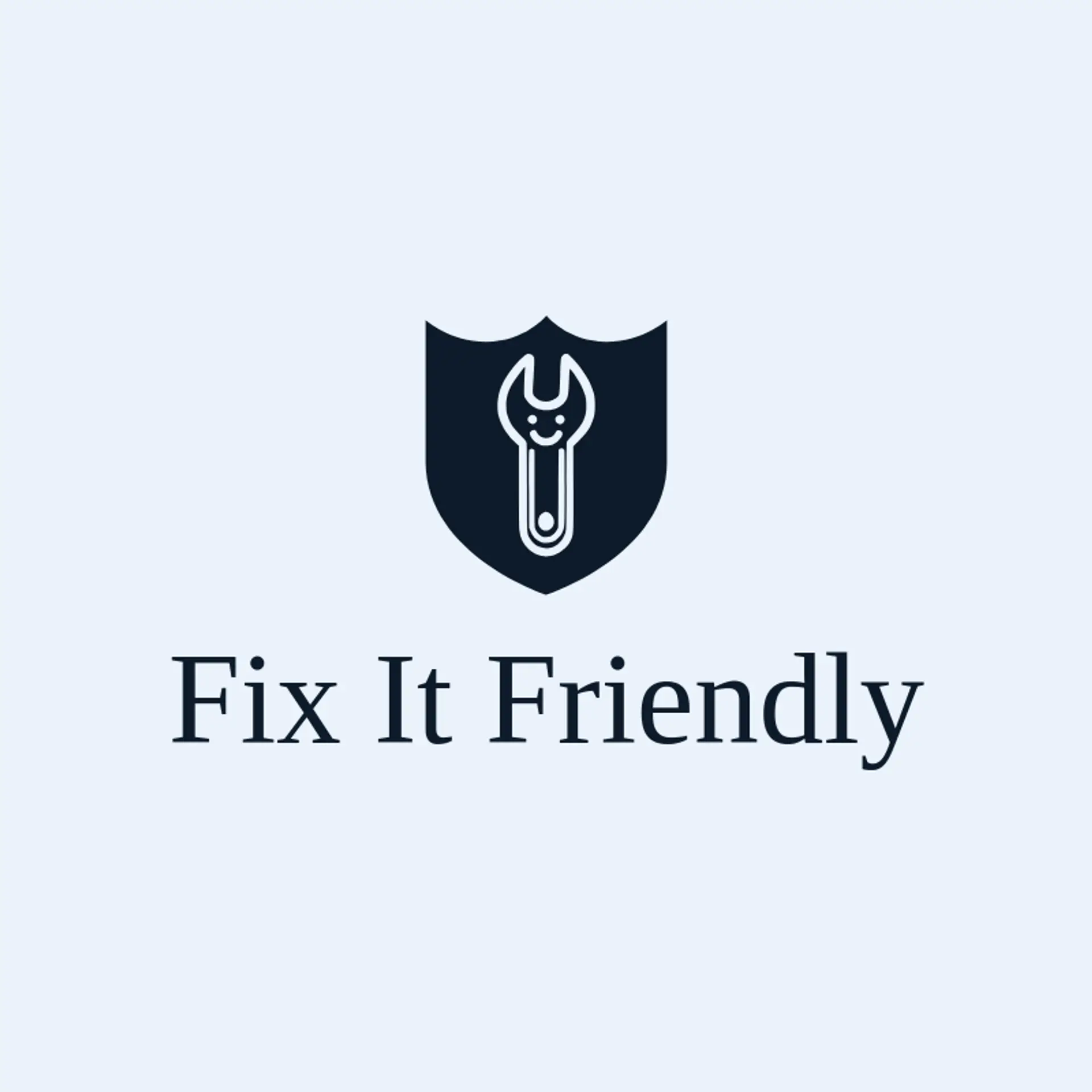 Fix It Friendly logo for repair