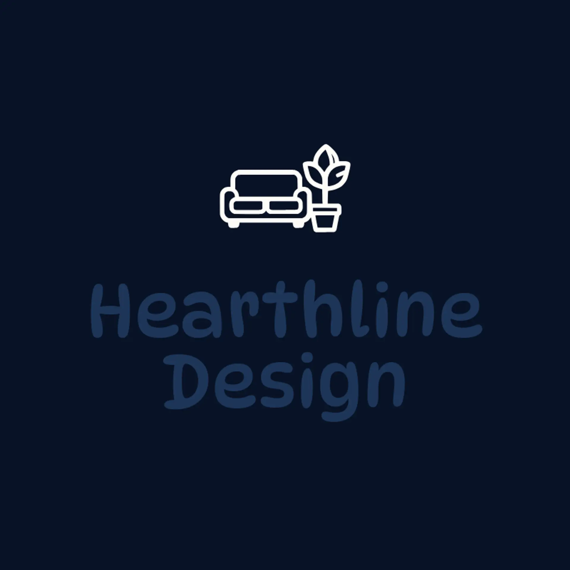 Hearthline Design logo for interior