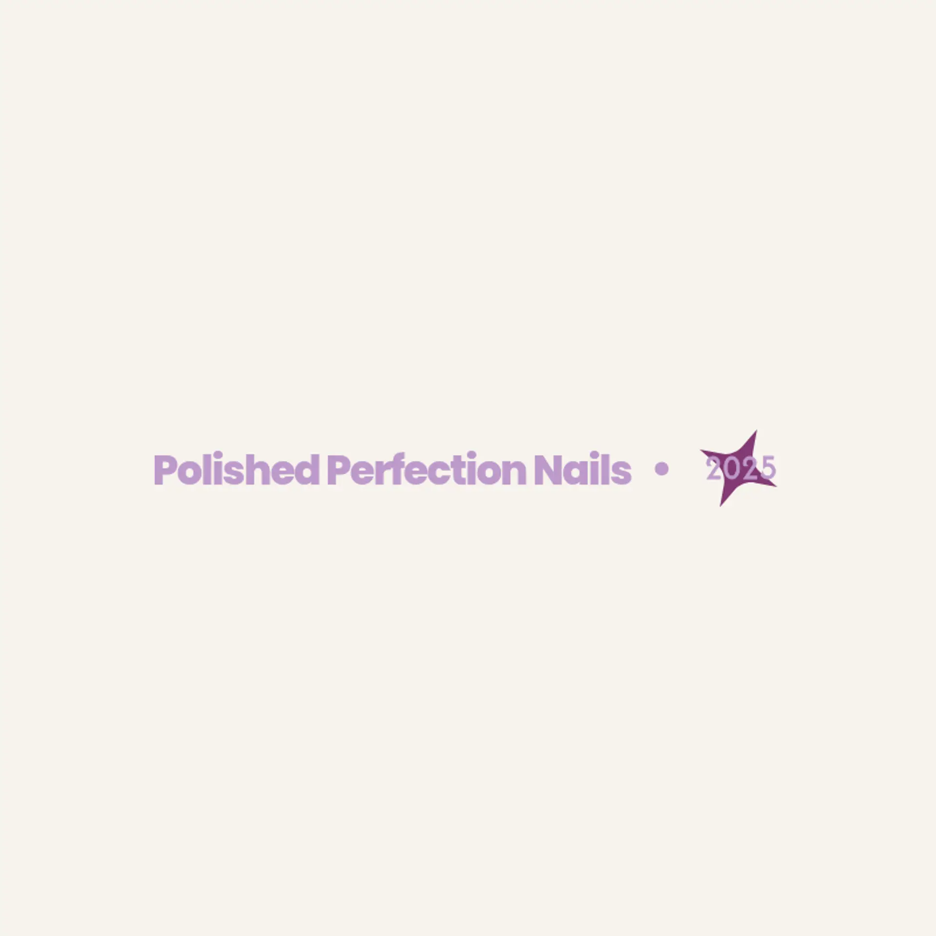 Polished Perfection Nails logo for nail tech
