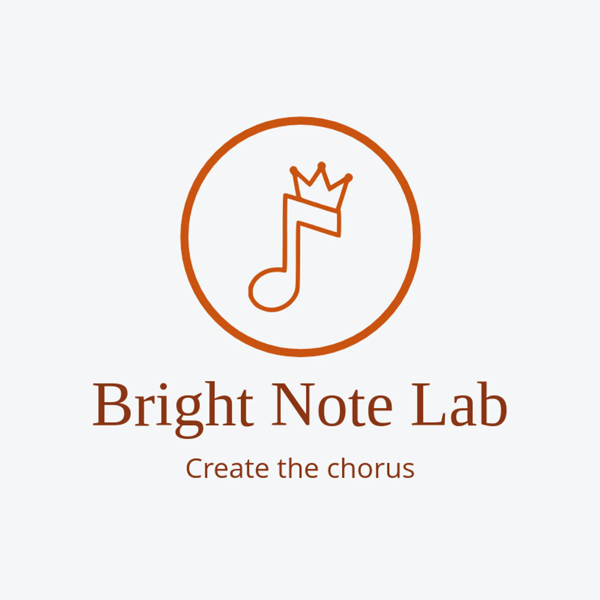 Bright Note Lab logo for hip hop