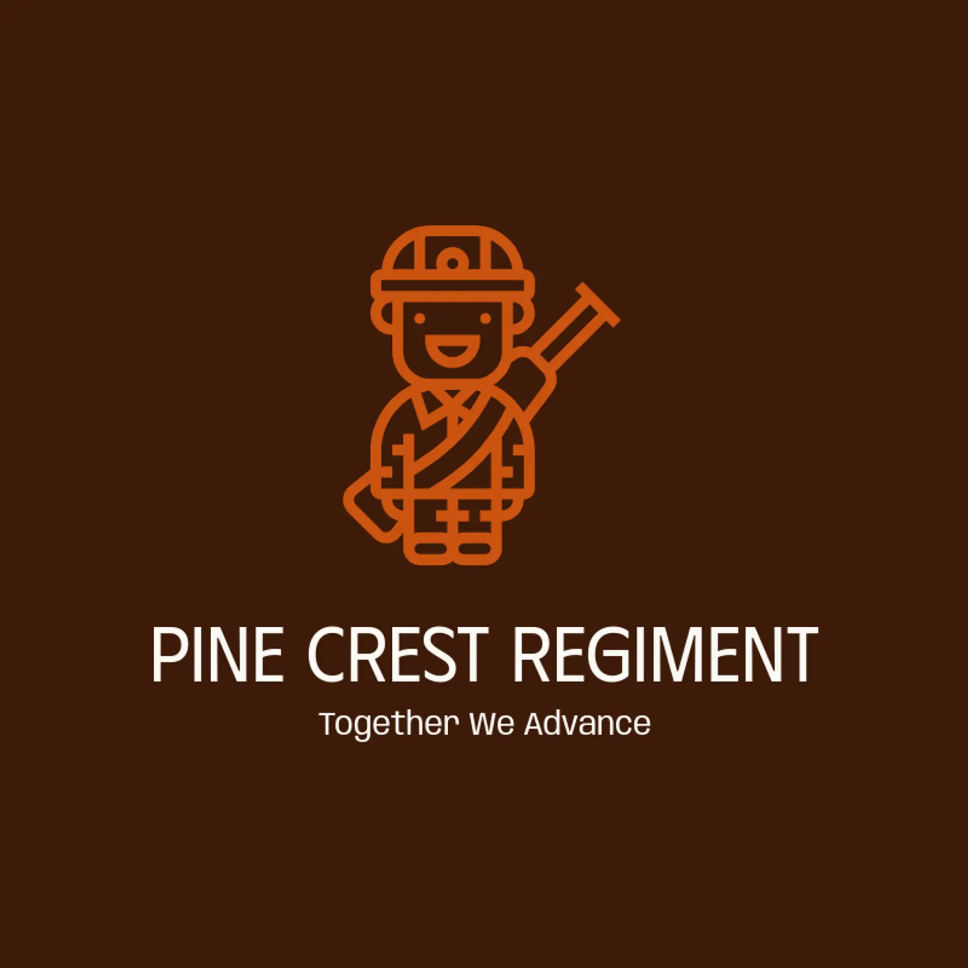 Pine Crest Regiment logo for infantry