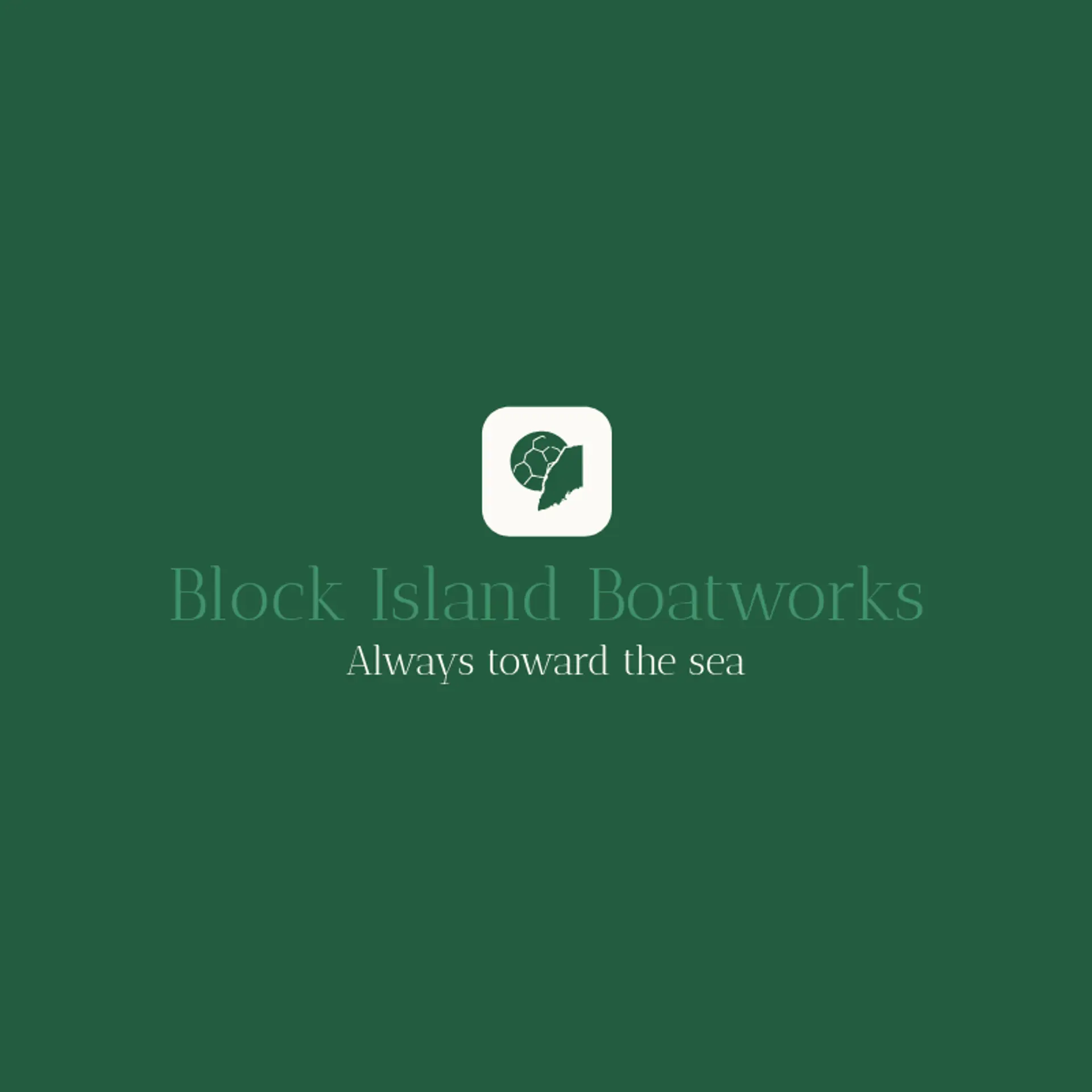 Block Island Boatworks logo for rhode island