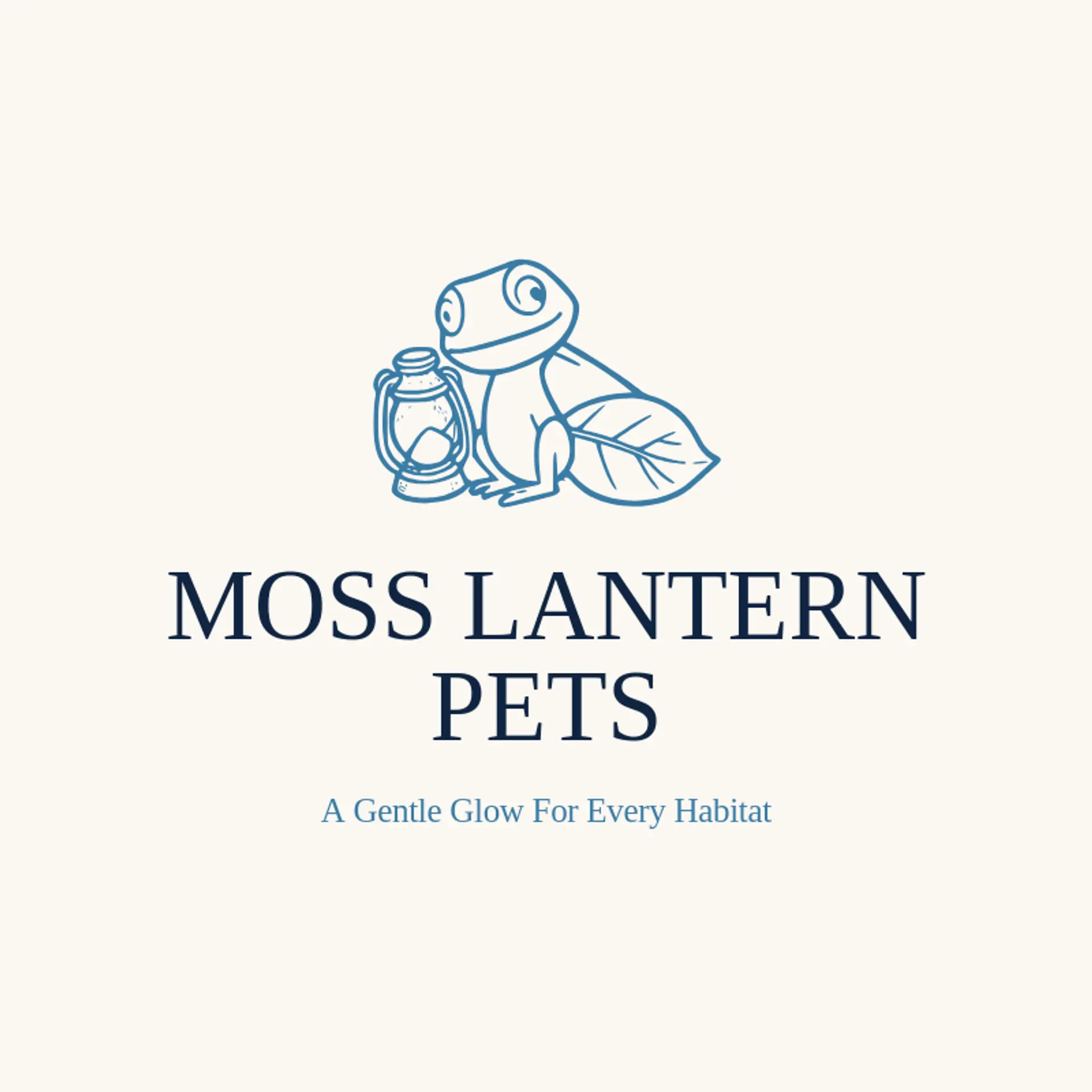 Moss Lantern Pets logo for chameleon