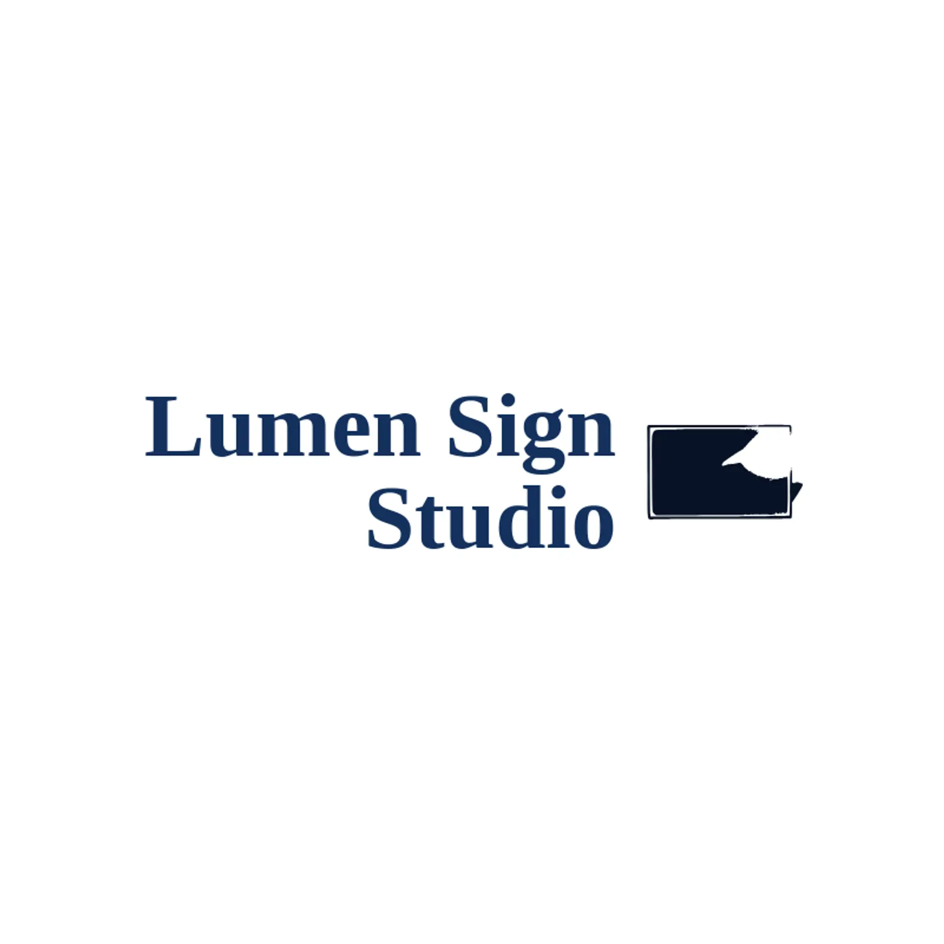 Lumen Sign Studio logo for acrylic