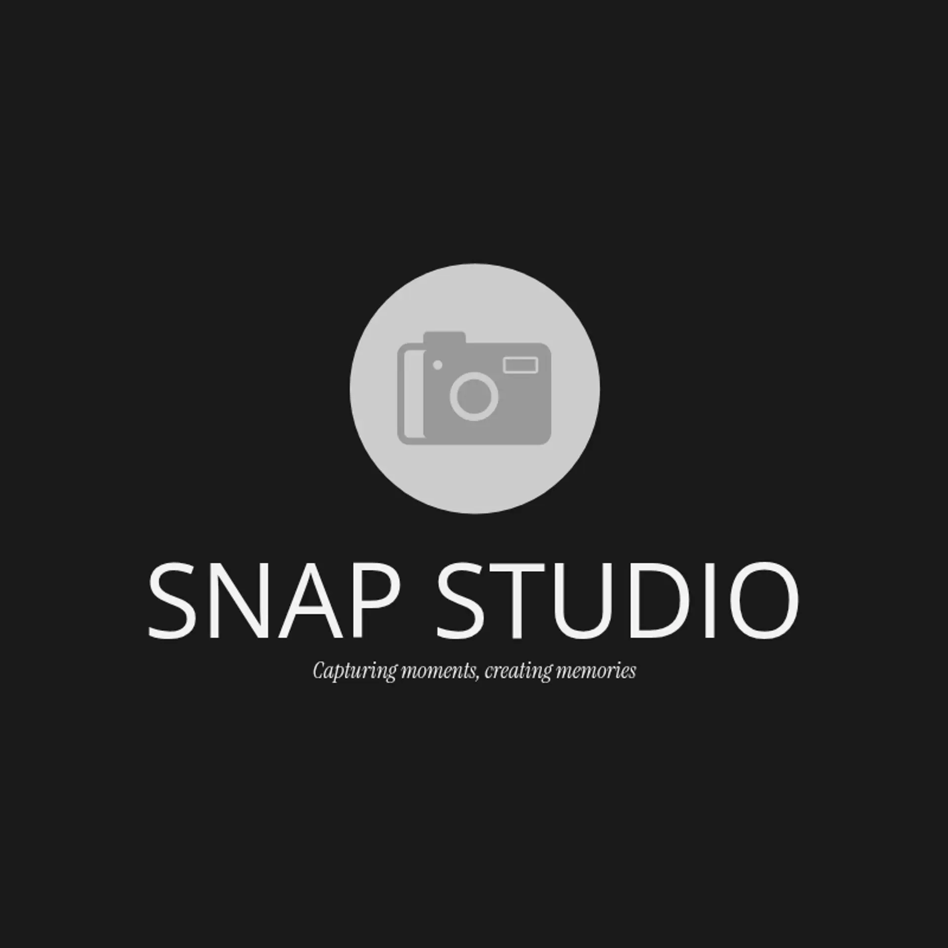Snap Studio logo for best photography