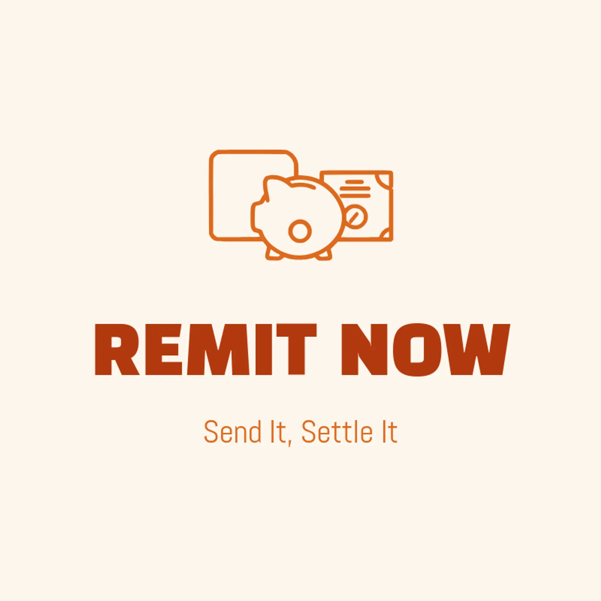 Remit Now logo for bill
