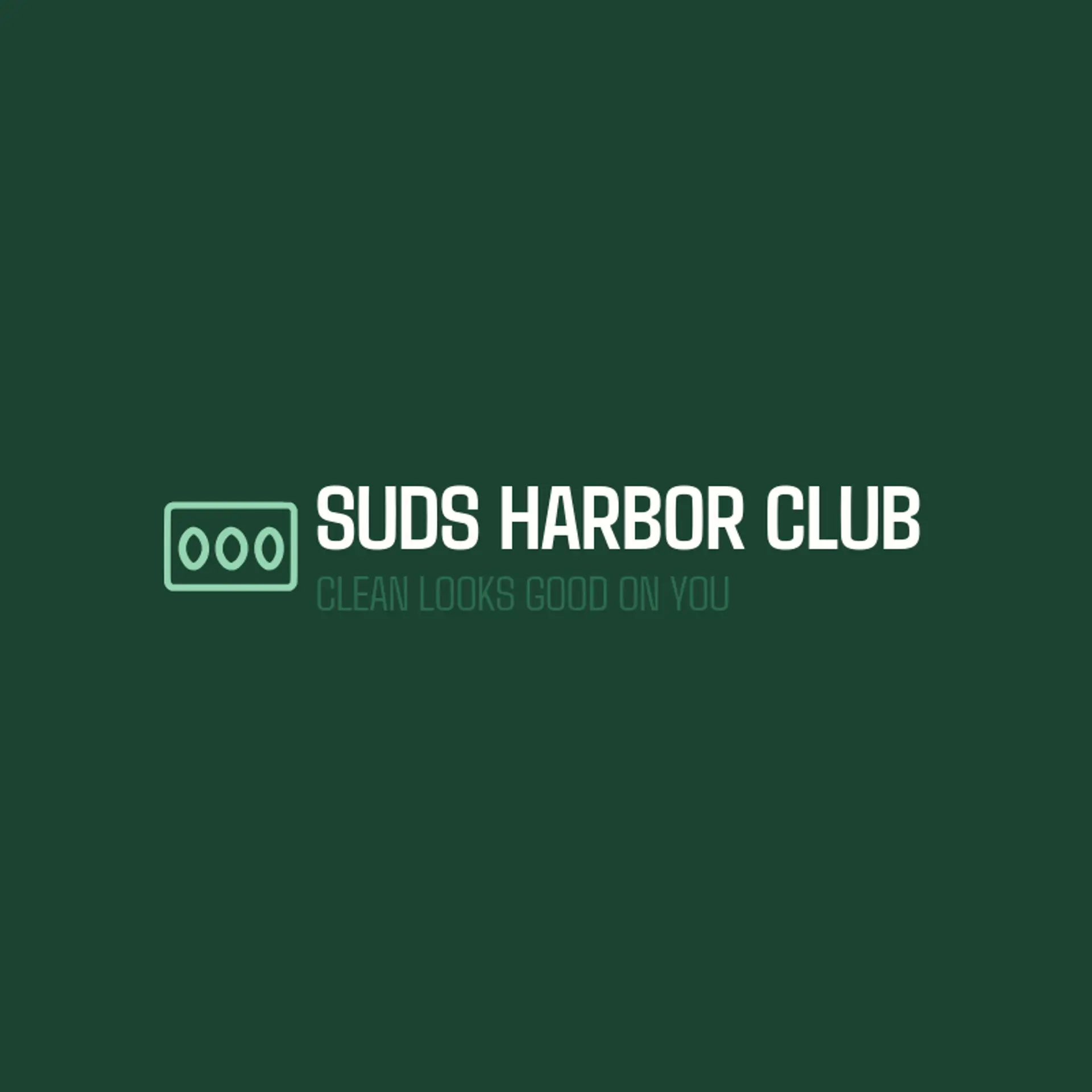 Suds Harbor Club logo for car wash