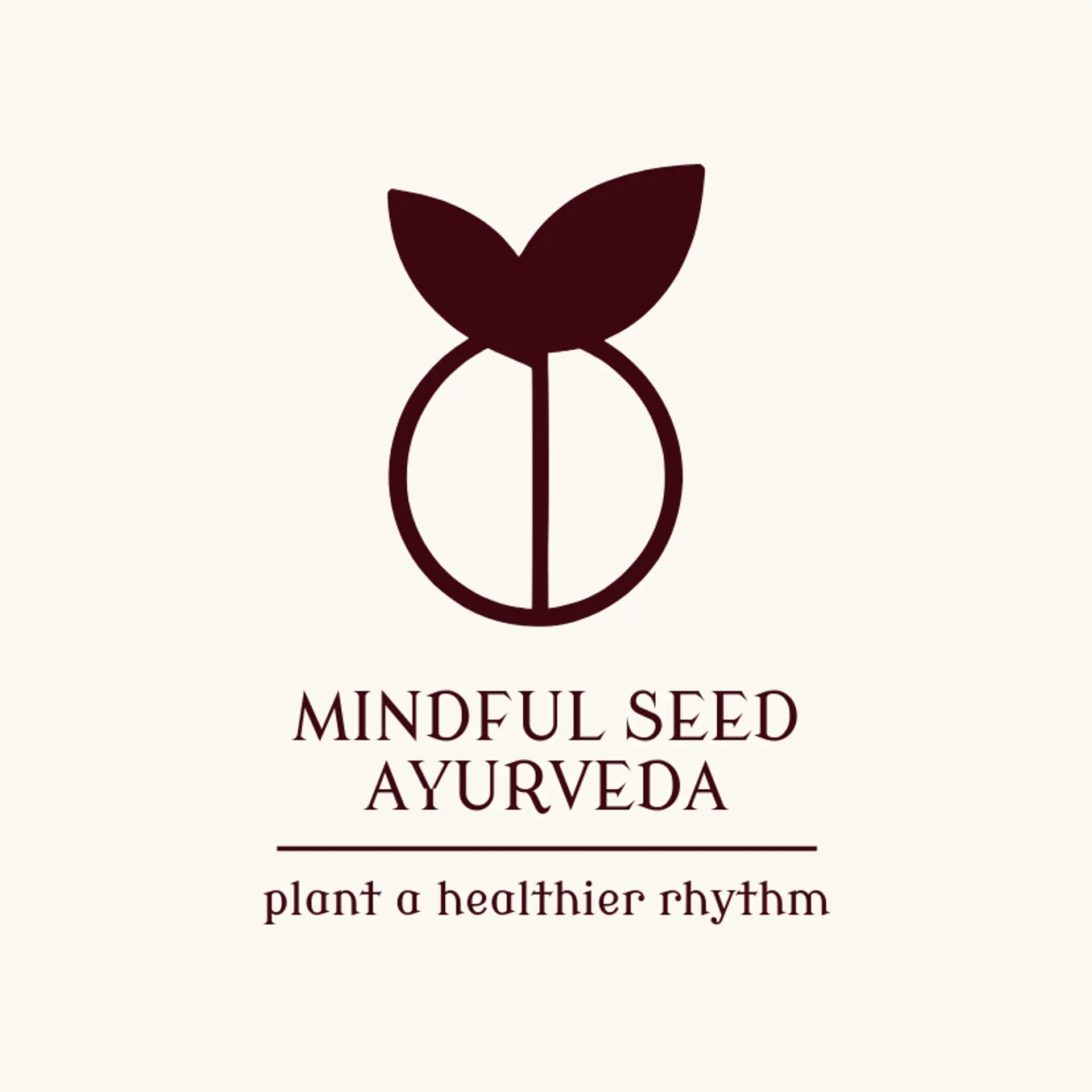 Mindful Seed Ayurveda logo for ayurvedic