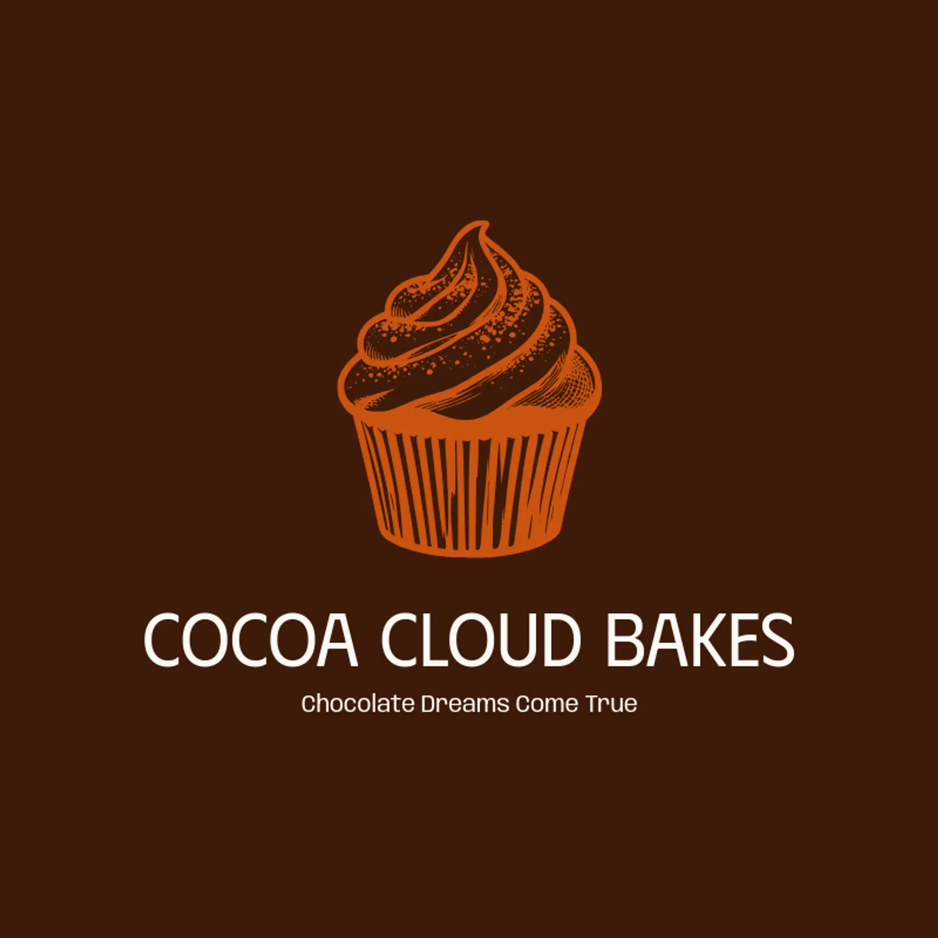 Cocoa Cloud Bakes logo for cupcake