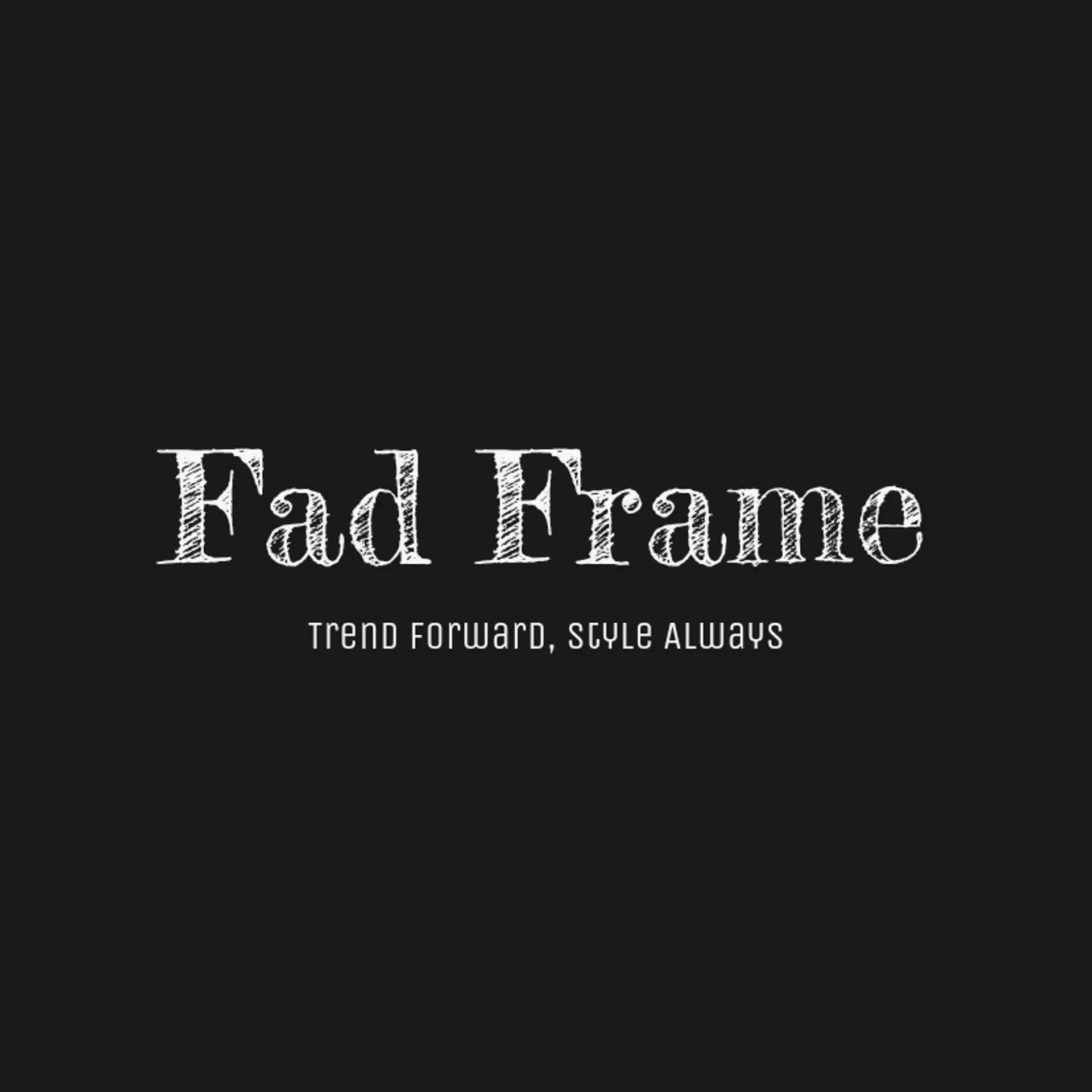 Fad Frame logo for fashion wear