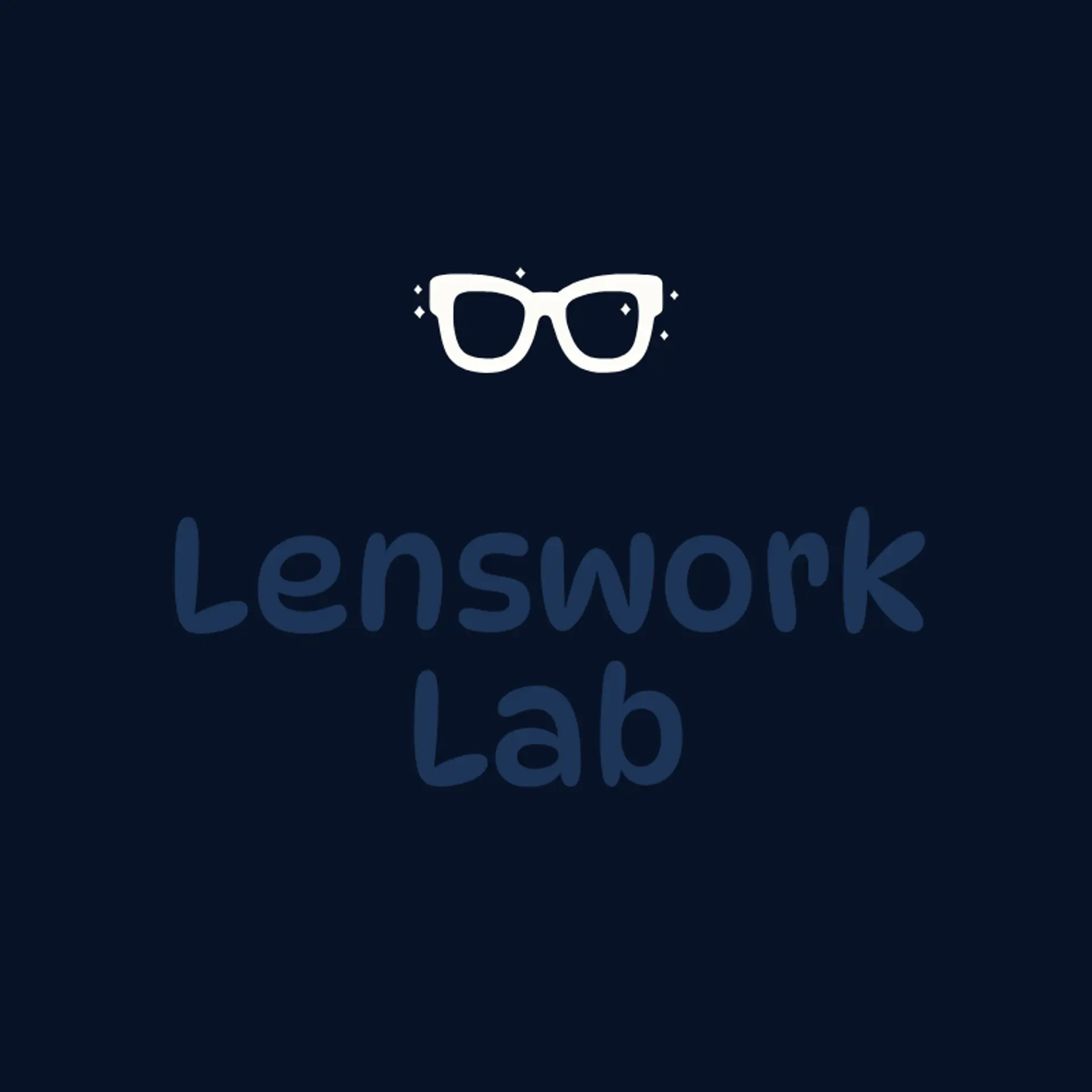 Lenswork Lab logo for glasses