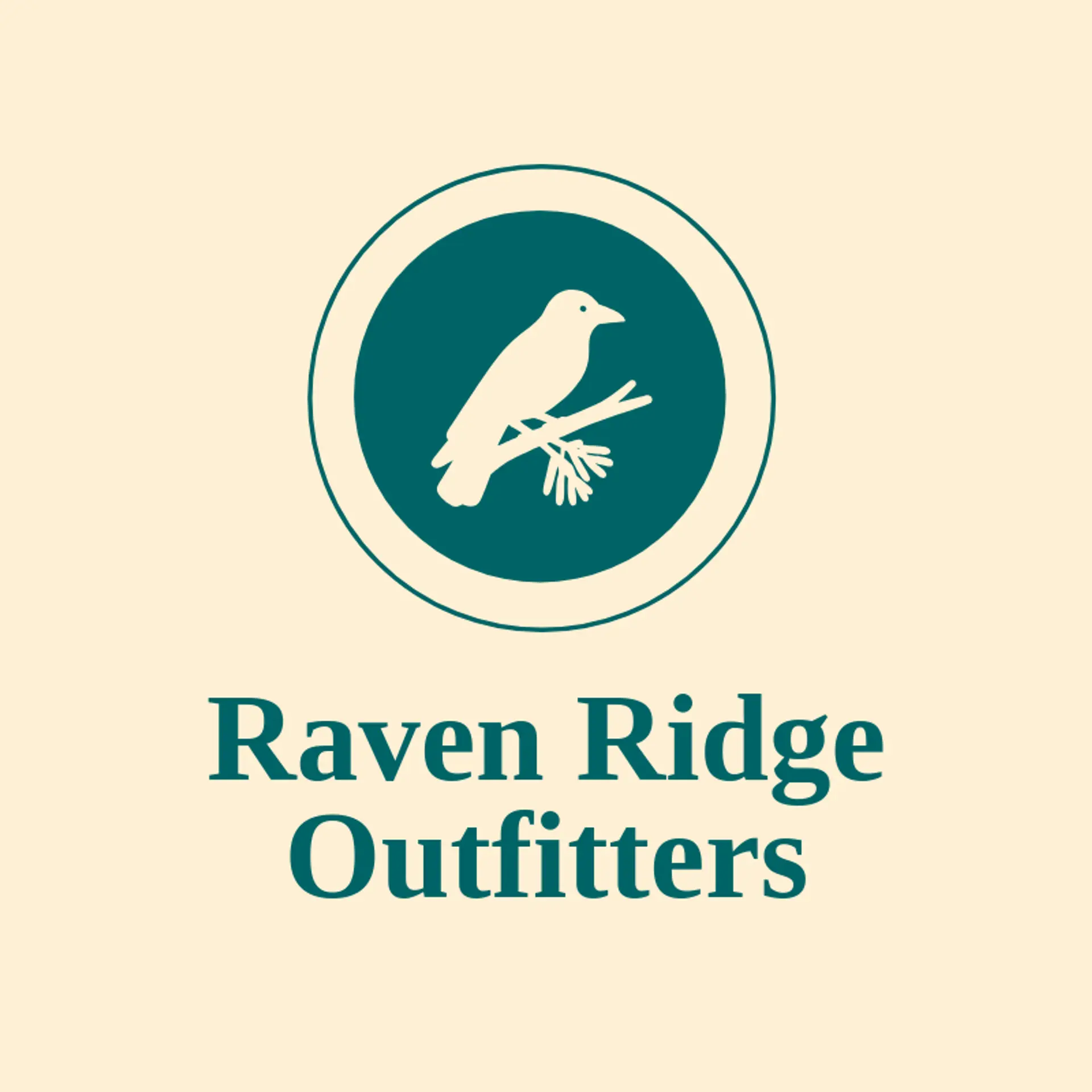 Raven Ridge Outfitters logo for raven