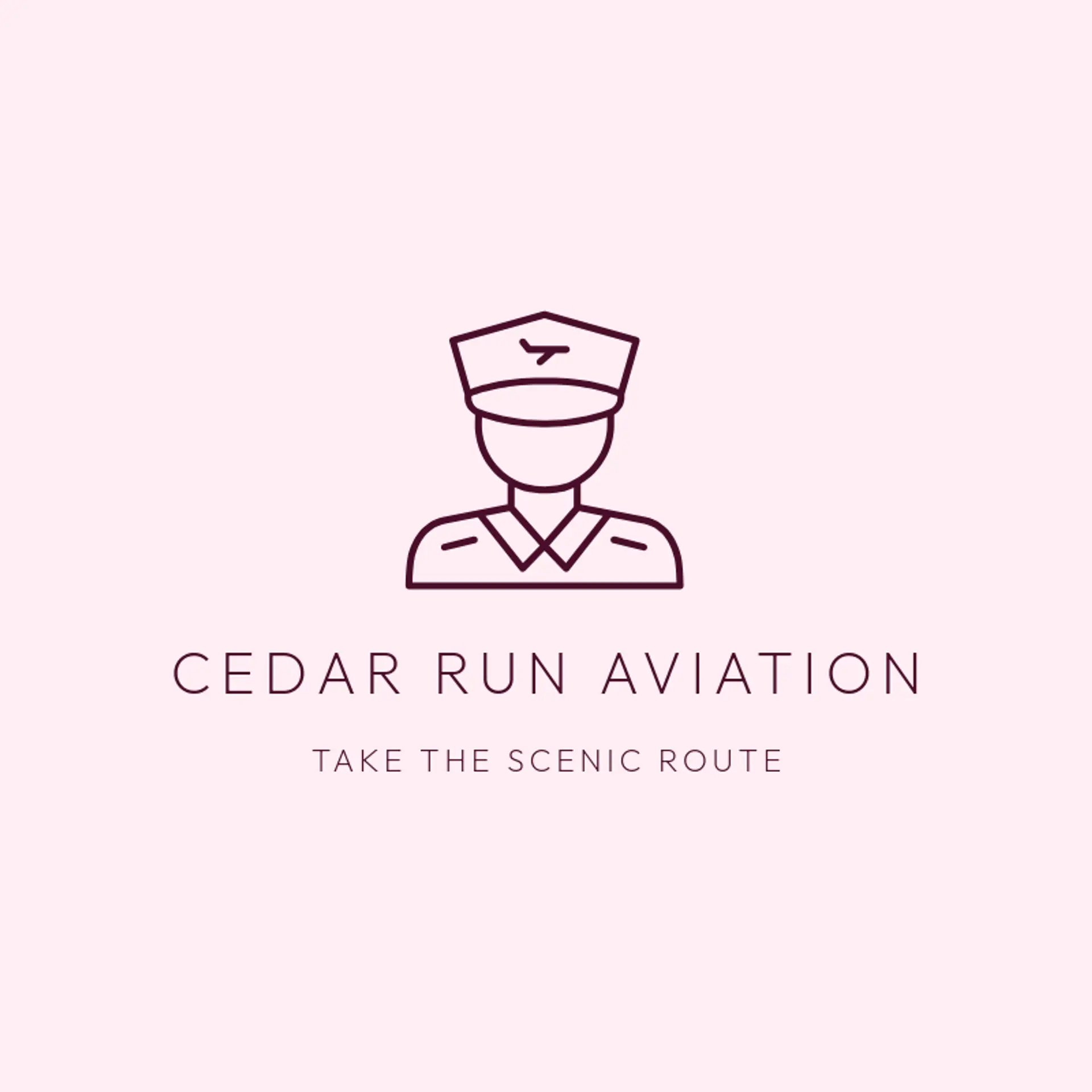 Cedar Run Aviation logo for pilot