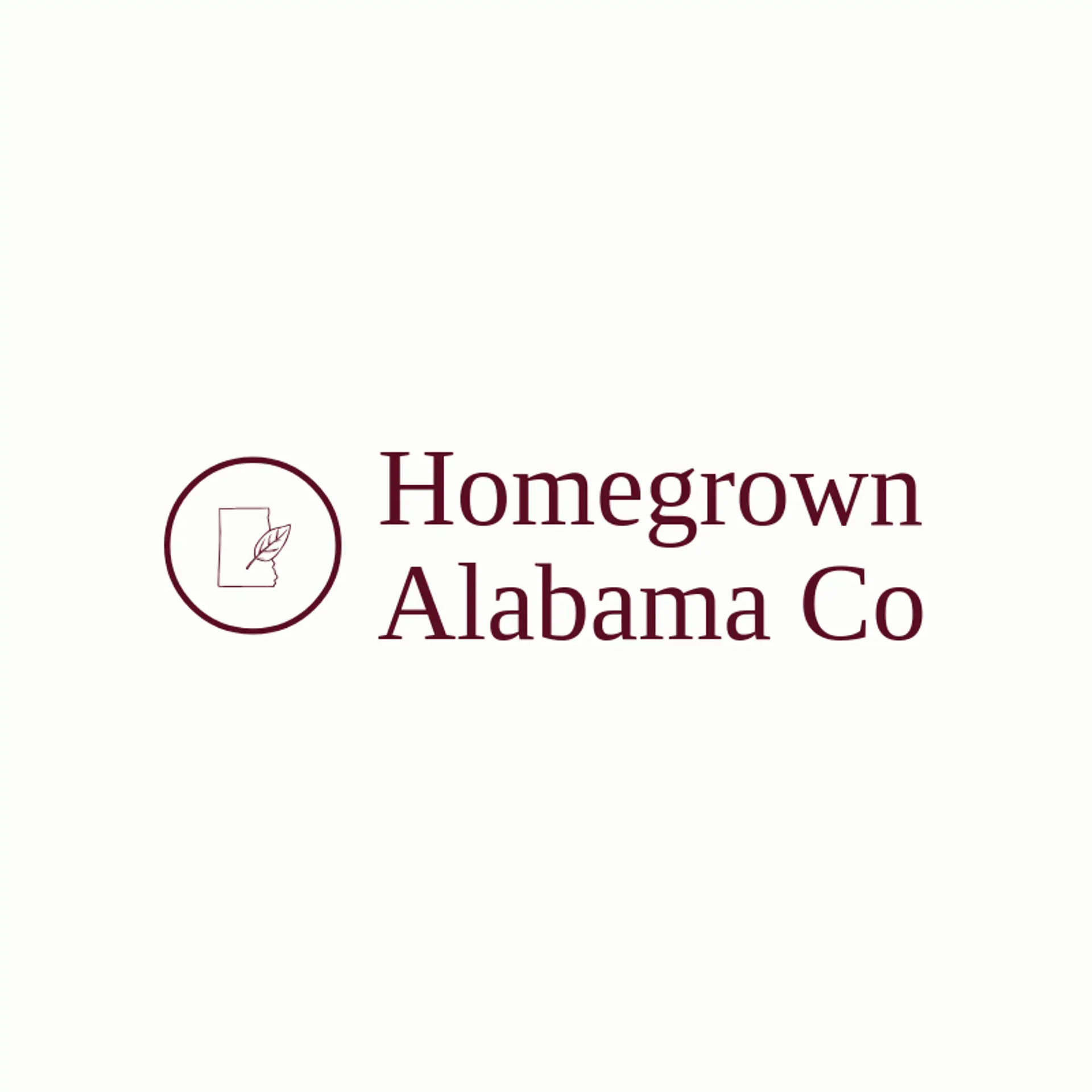 Homegrown Alabama Co logo for alabama