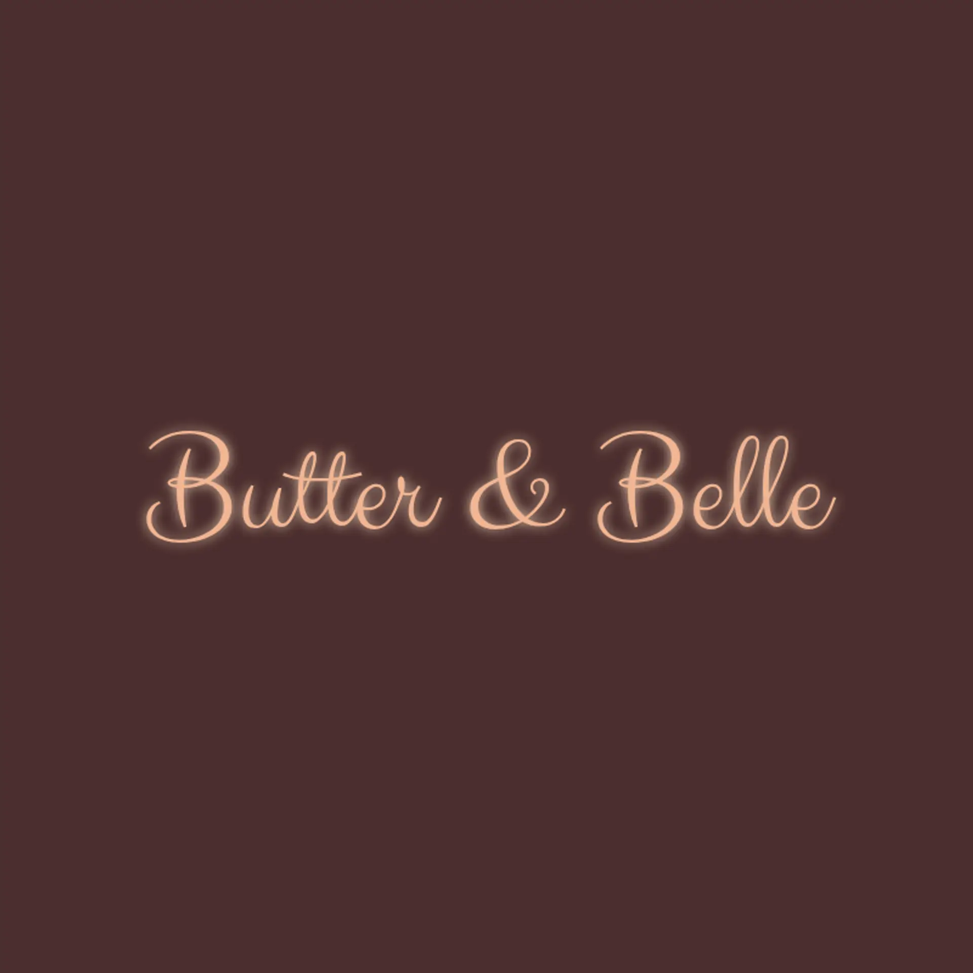 Butter & Belle logo for bakery