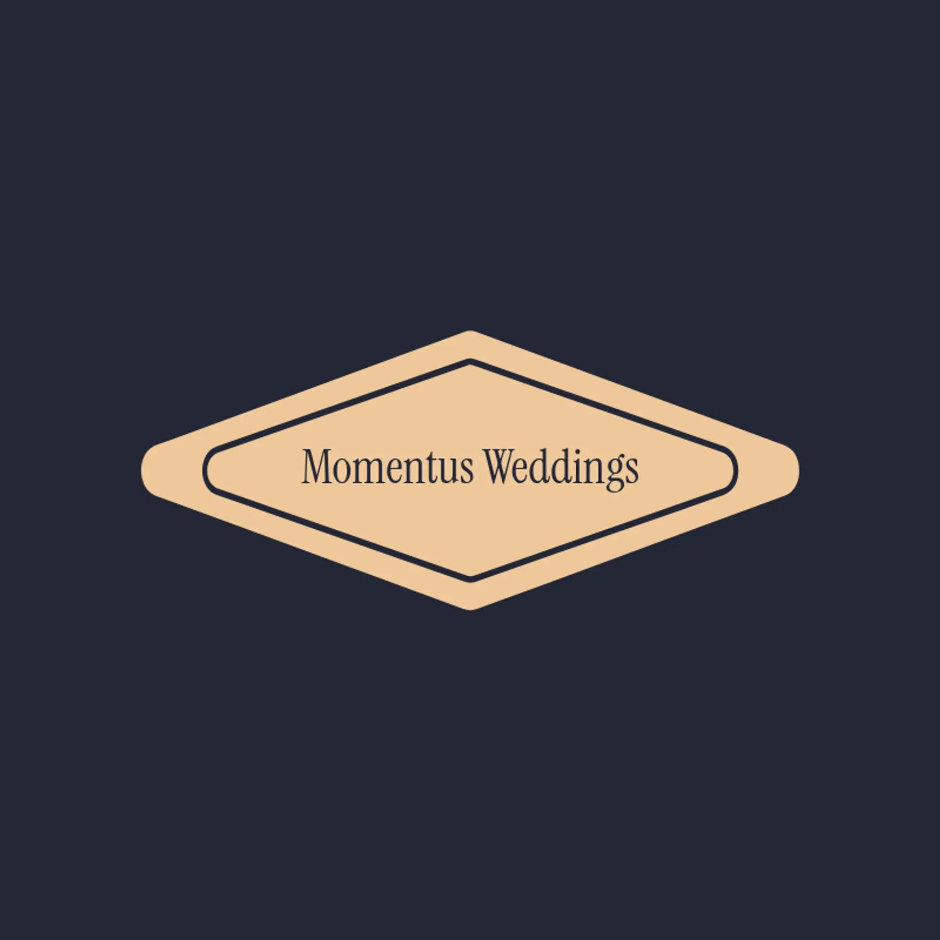 Momentus Weddings logo for wedding photographer