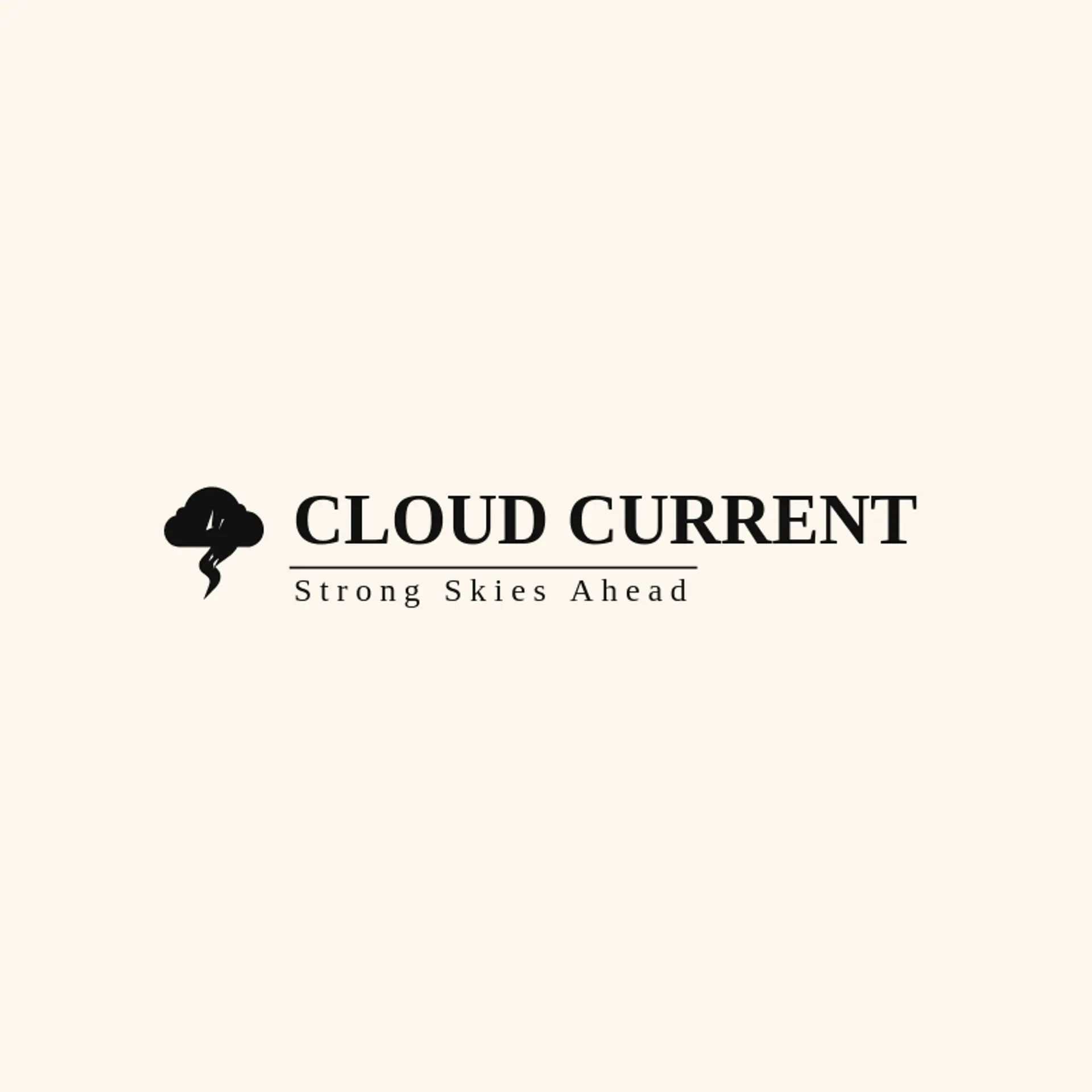 Cloud Current logo for tornado