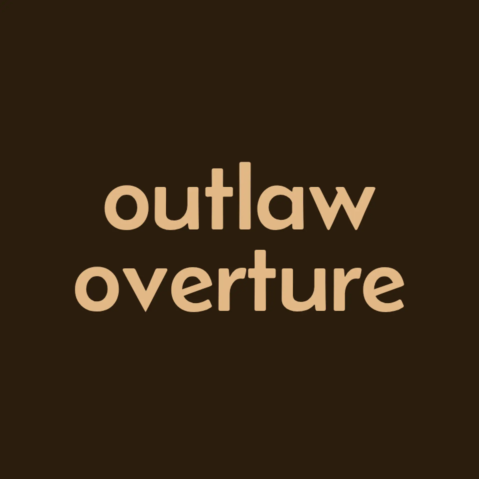 Outlaw Overture logo for country music