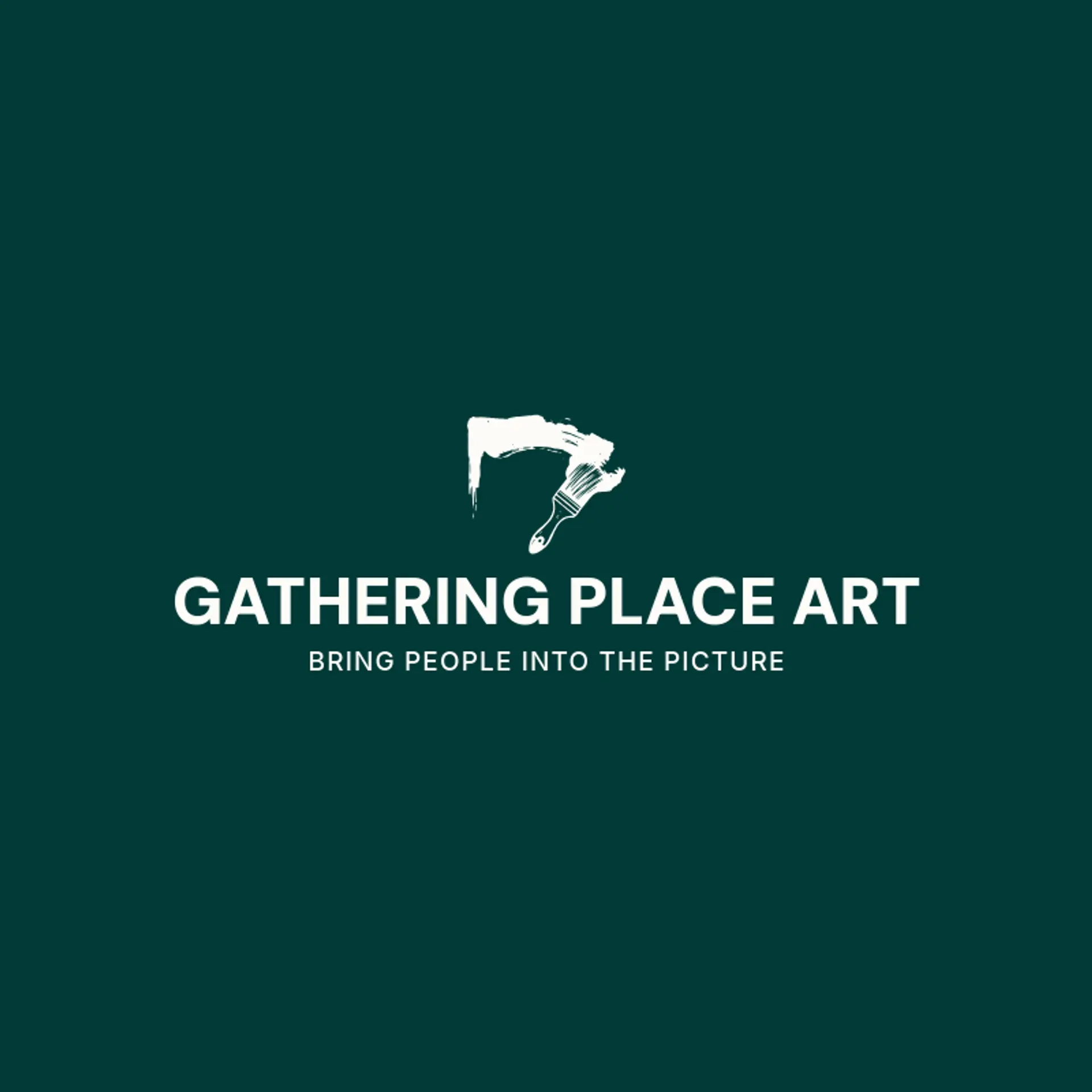 Gathering Place Art logo for mural
