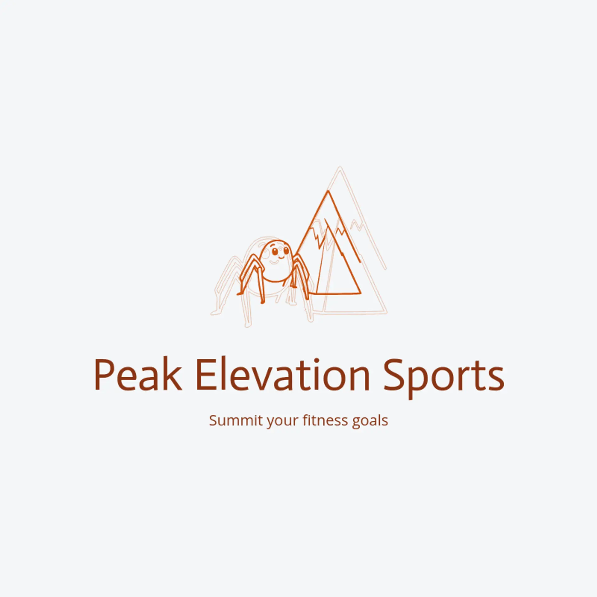 Peak Elevation Sports logo for spider